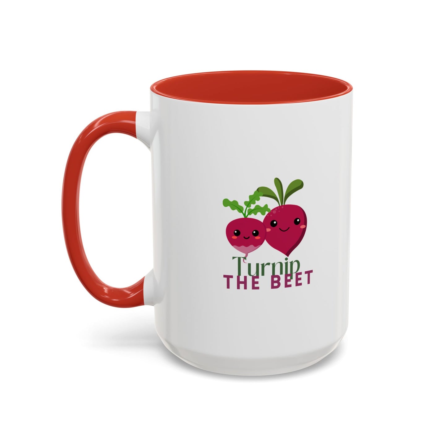 "Turnip the Beet" Accent Coffee Mug – Funny Dance Pun Ceramic Mug for Dancers and Music Lovers