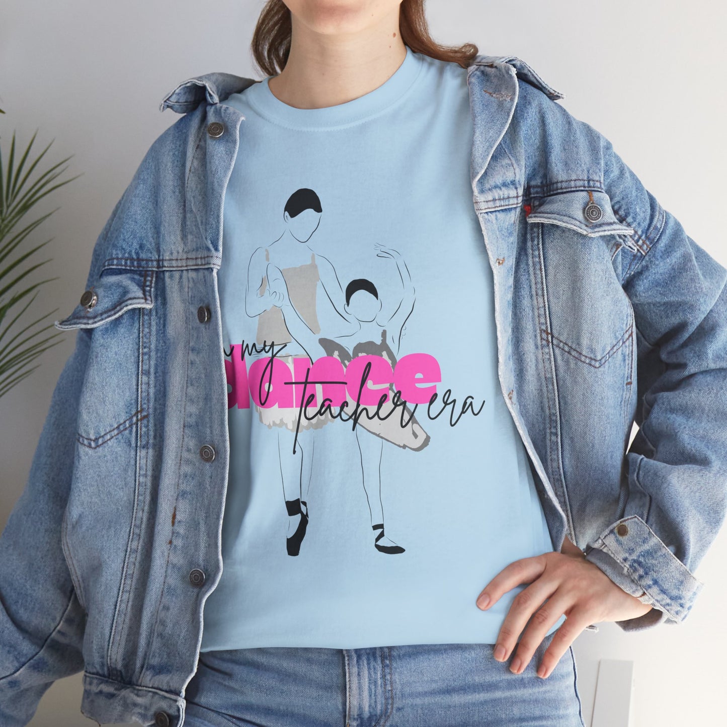 "In My Dance Teacher Era" Ballet Graphic Unisex Heavy Cotton Tee – Ballet Instructor Gift Shirt