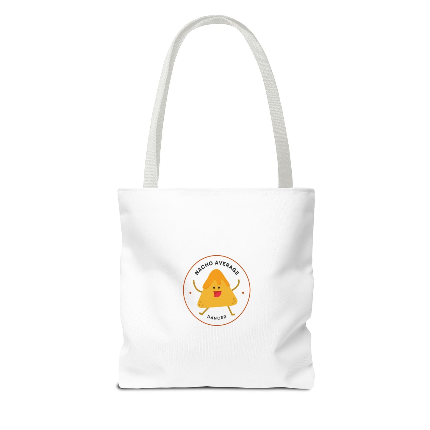 "Nacho Average Dancer" Canvas Tote Bag – Funny Kawaii Dance Tote with Nacho Graphic for Dancers & Dance Moms