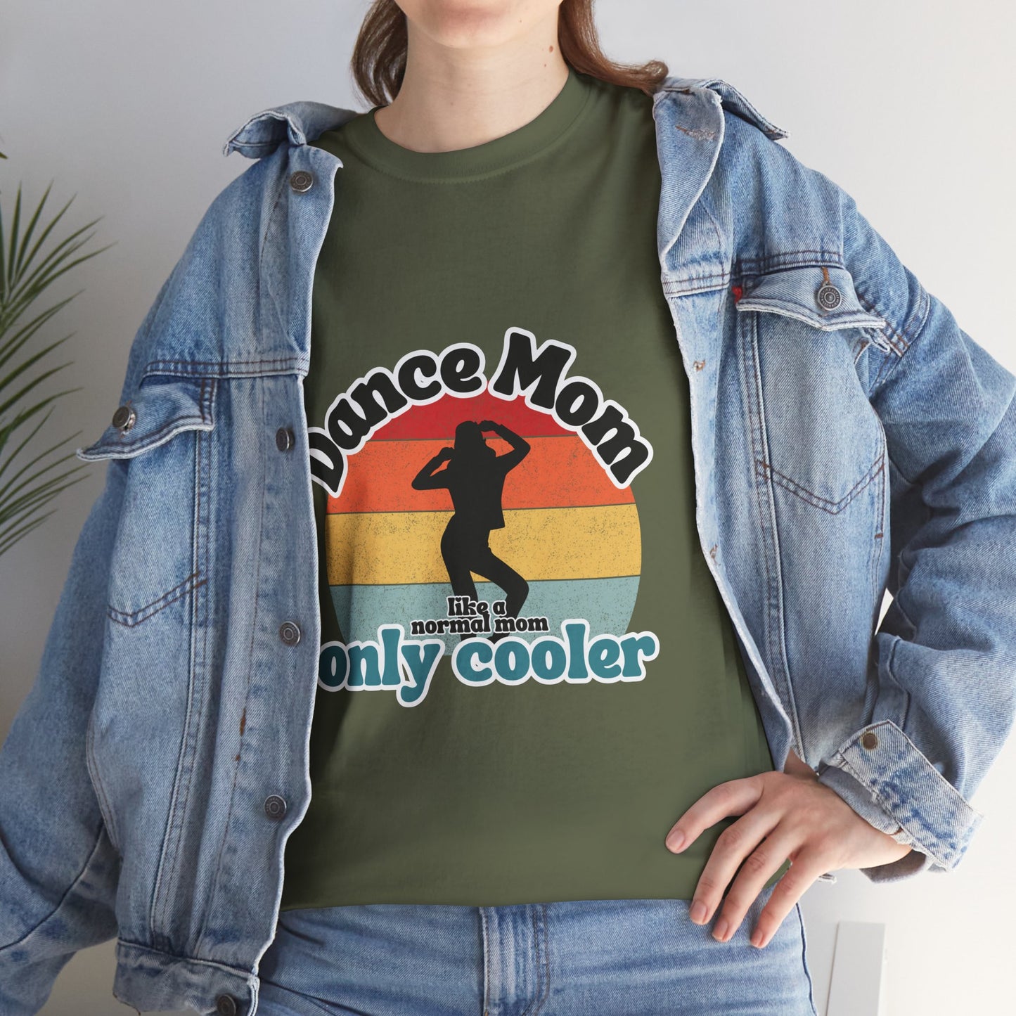 "Dance Mom" T-Shirt – Funny Retro Graphic Tee for Cool Moms | Unisex Heavy Cotton Tee