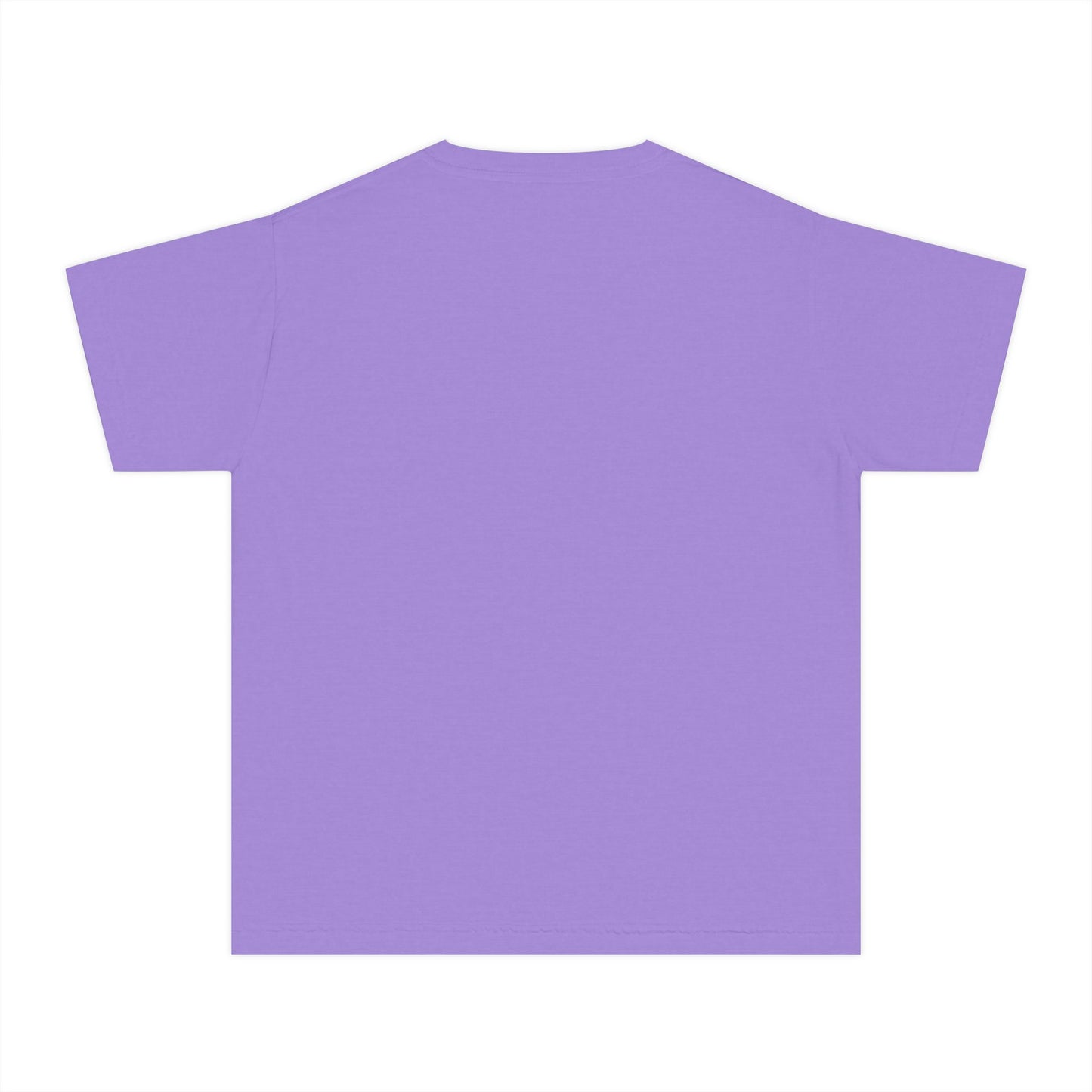 “Dance Mode On" Comfort Colors Youth Midweight T-Shirt – Pastel Stars & Smiley Face Dance Graphic Tee for Kids