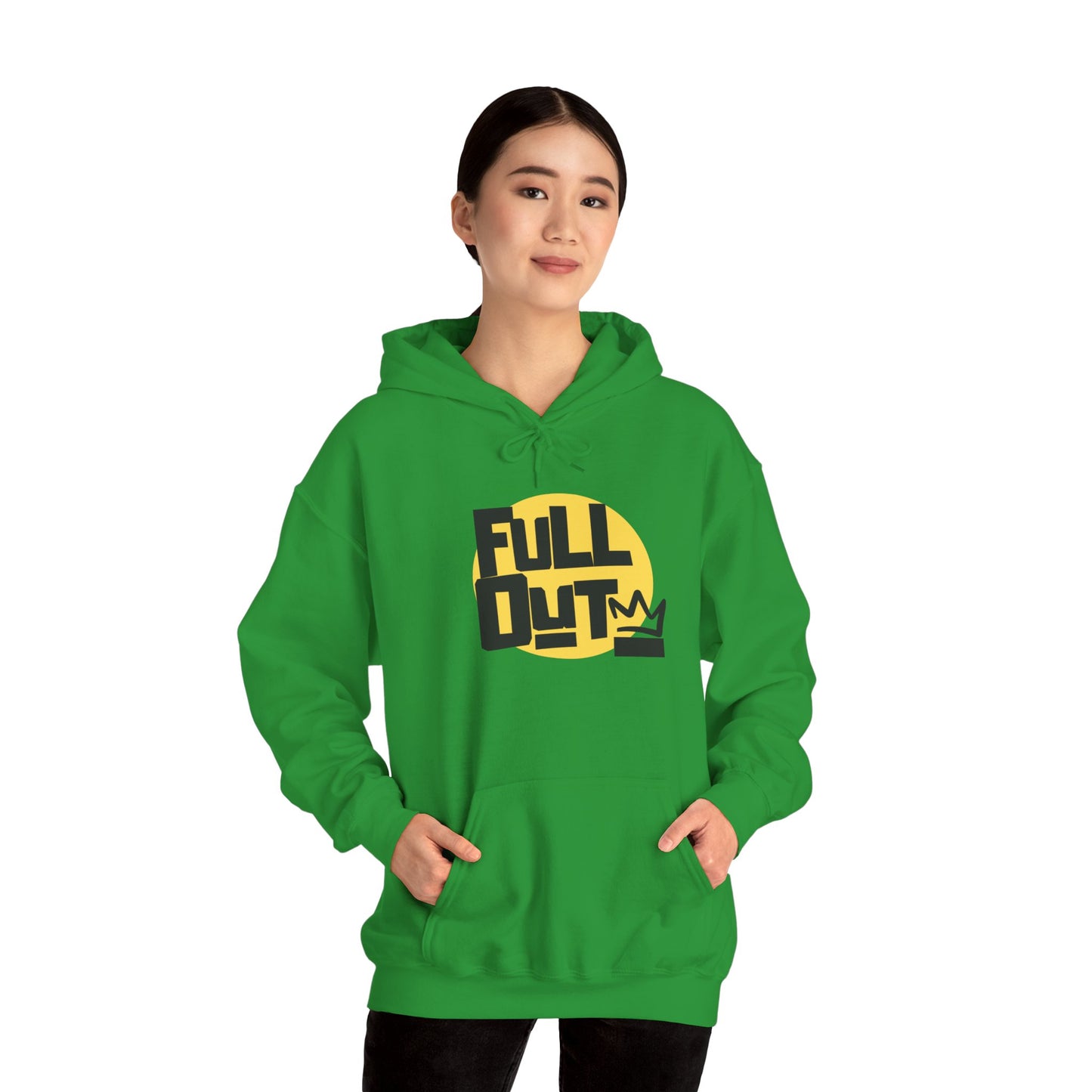 "Full Out" Dance Hoodie – Bold Streetwear-Inspired Unisex Hooded Sweatshirt for Dancers