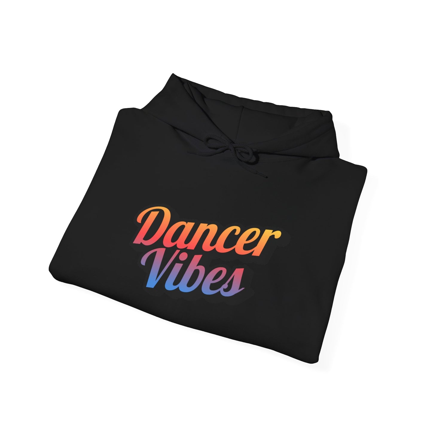 "Dancer Vibes" Unisex Hooded Sweatshirt – Colorful Retro Dance Graphic Hoodie for Dance Lovers