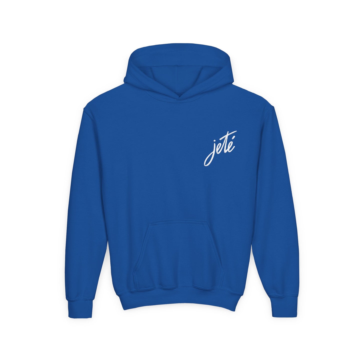 “Jeté” Official Embroidered Logo - Unisex Youth Hoodie | Classic Dance Hoodie for Kids & Young Ballet Enthusiasts