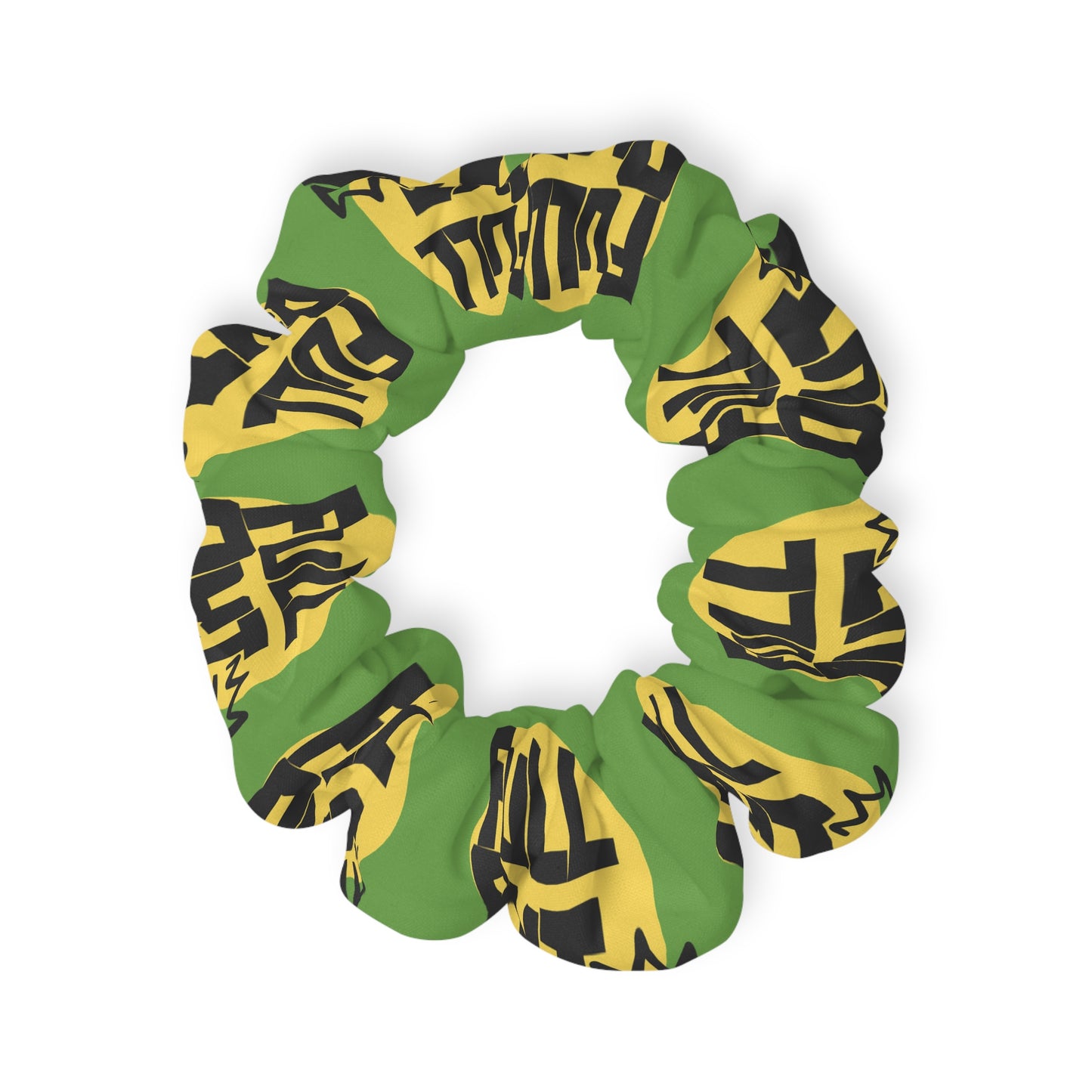“Full Out” Scrunchie – Bold Streetwear-Inspired Dance Hair Accessory for Performers and Hip-Hop Dancers