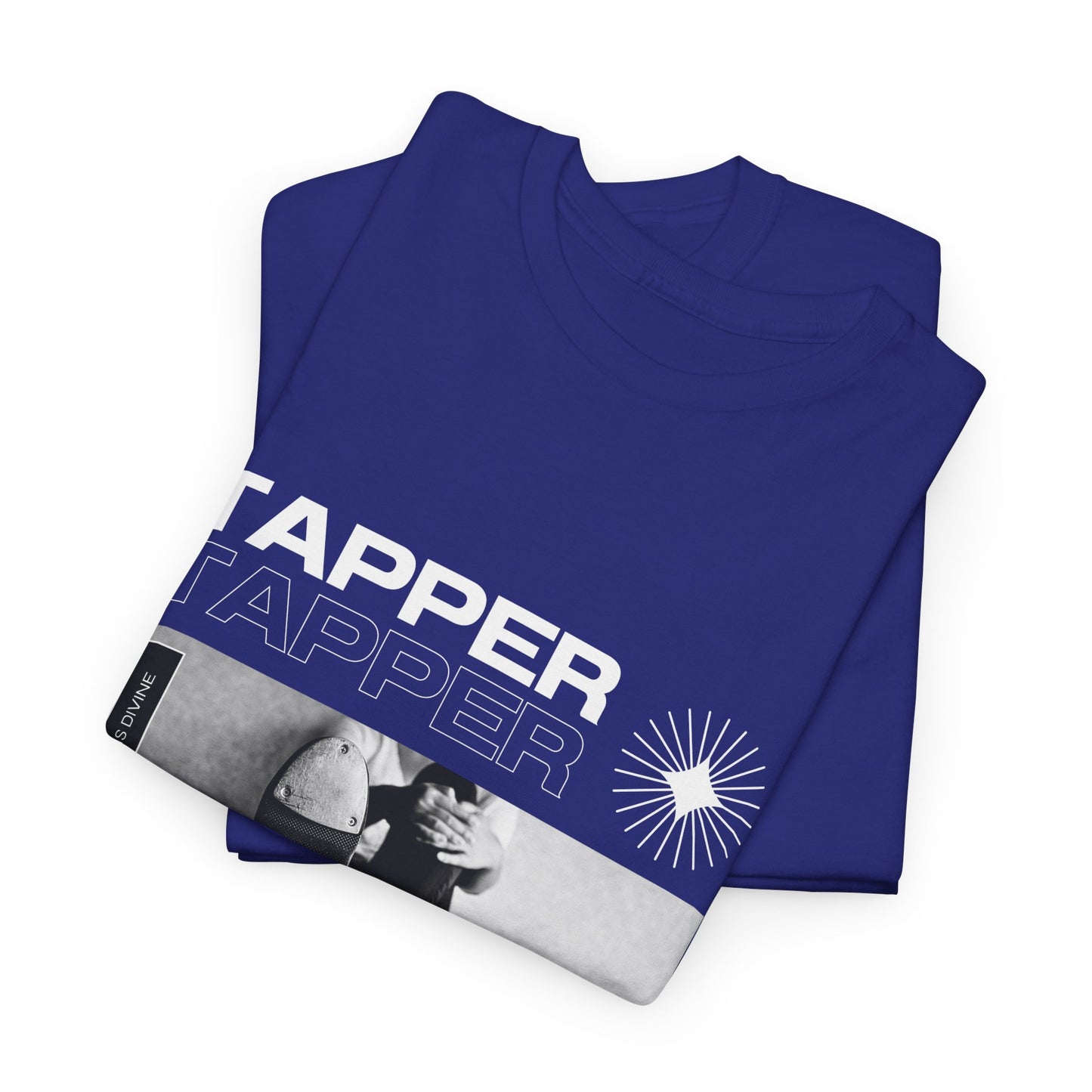“Tapper” Tap Dance Unisex Heavy Cotton Tee – Streetwear-Inspired Tap Shoes Graphic T-Shirt for Dancers