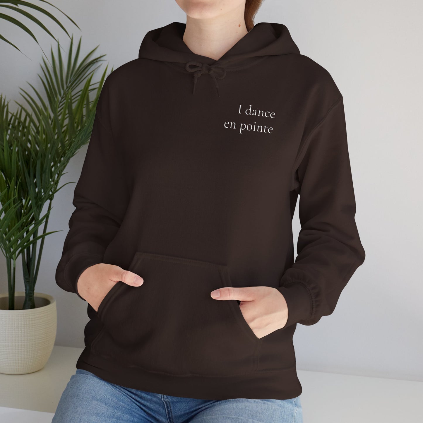 "I Dance En Pointe" Unisex Hoodie – Ballet-Themed Personalized Hoodie for Teens and Adults Featuring X-Ray Foot Design