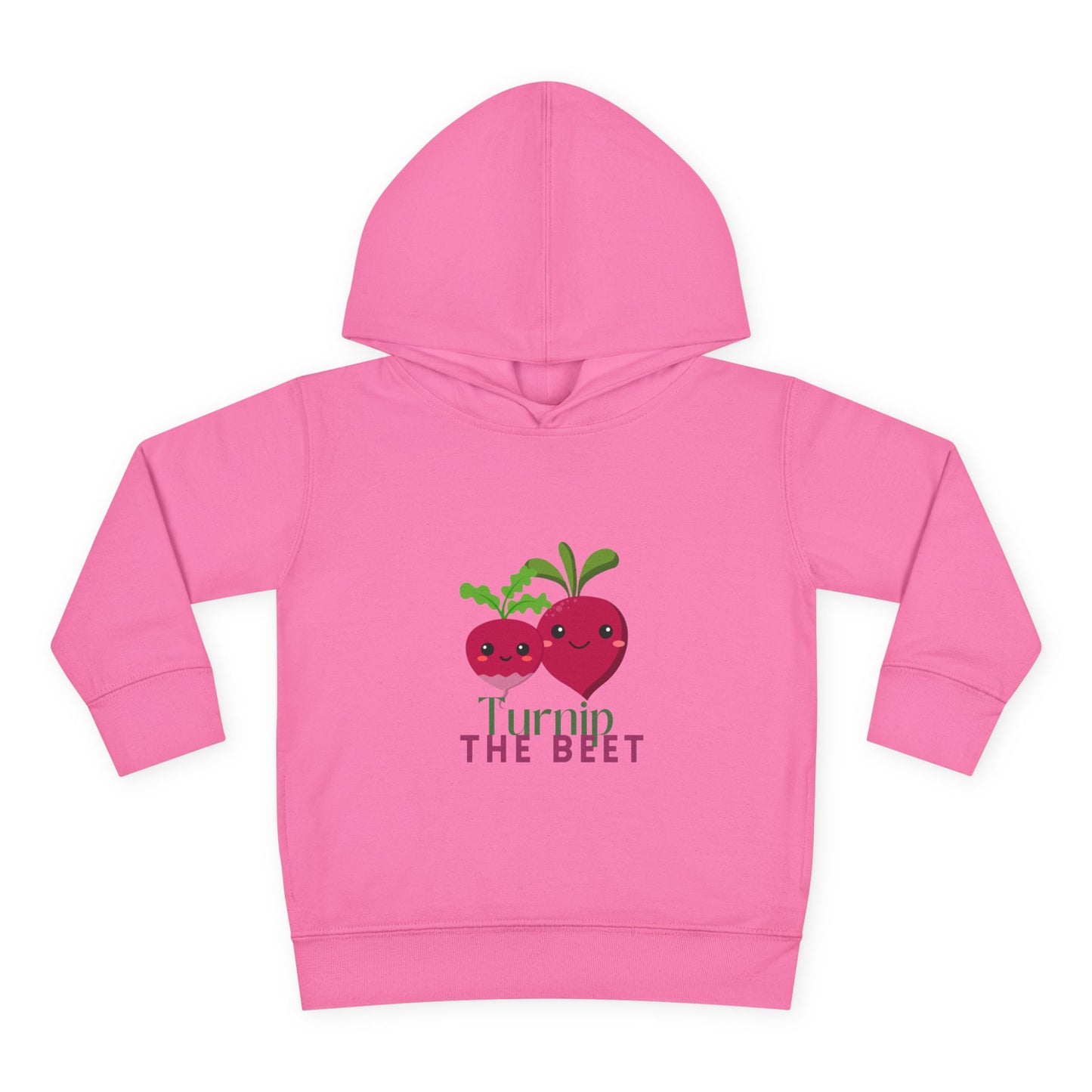"Turnip the Beet "Toddler Pullover Hoodie – Cute Vegetable Dance Pun Graphic Fleece Sweatshirt for Kids