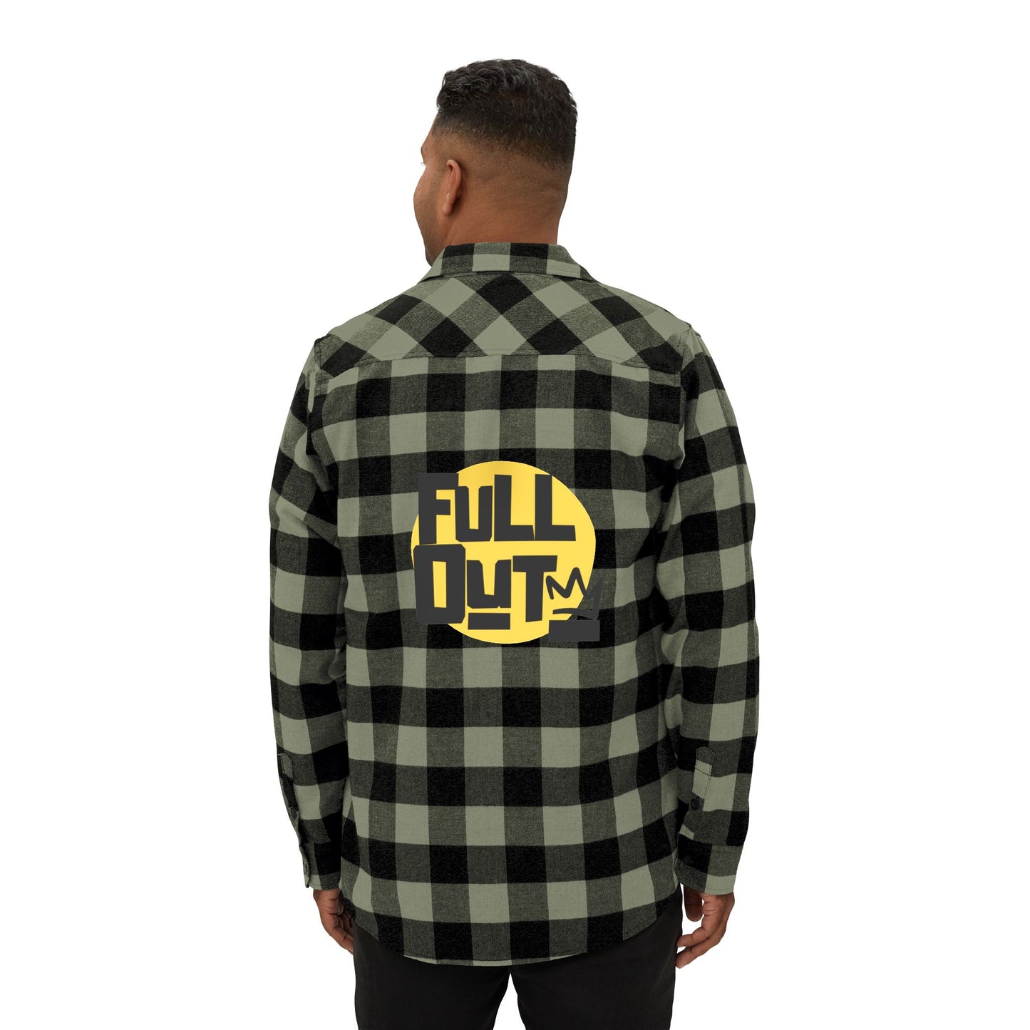 "Full Out" Flannel Shirt β Unisex Streetwear Style Button-Up from the Full Out Premium Collection