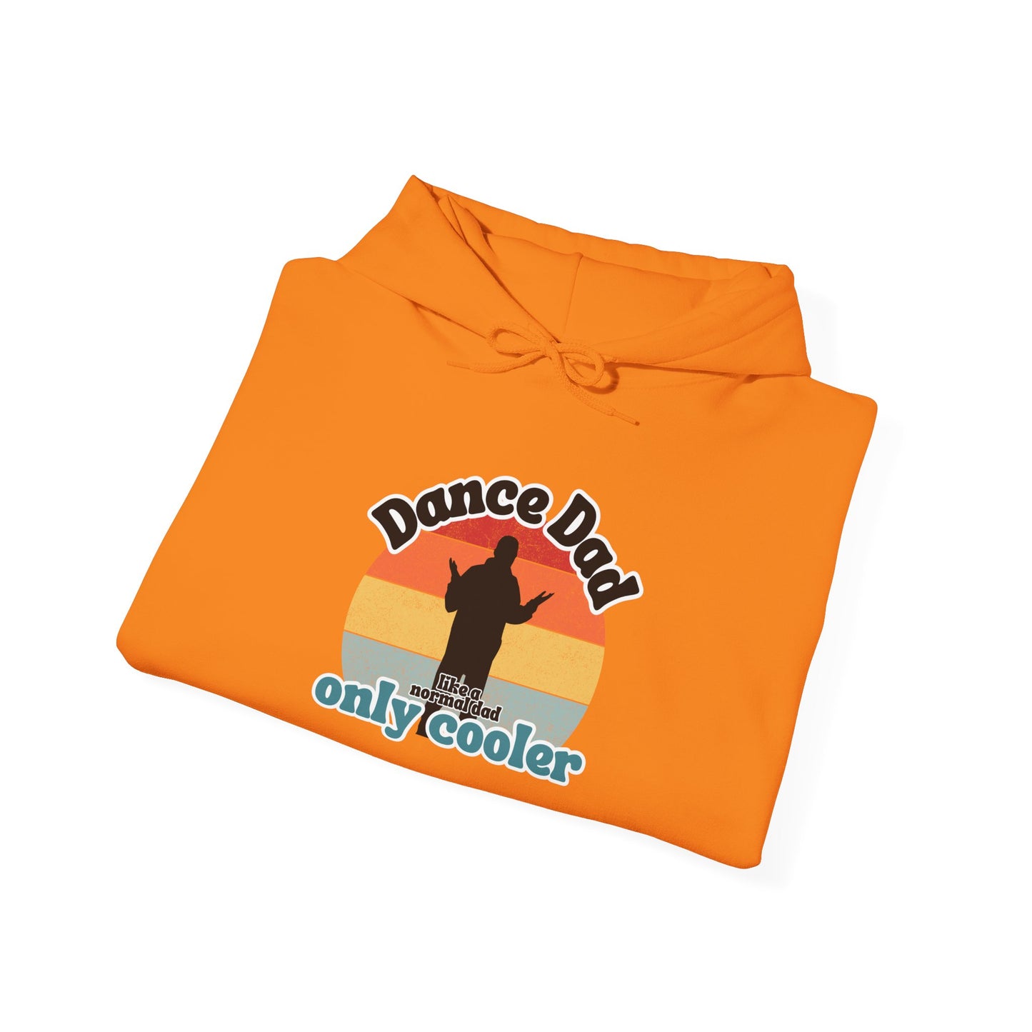 Dance Dad Retro Hoodie – Funny Unisex Heavy Blend™ Hooded Sweatshirt for Cool Dance Dads