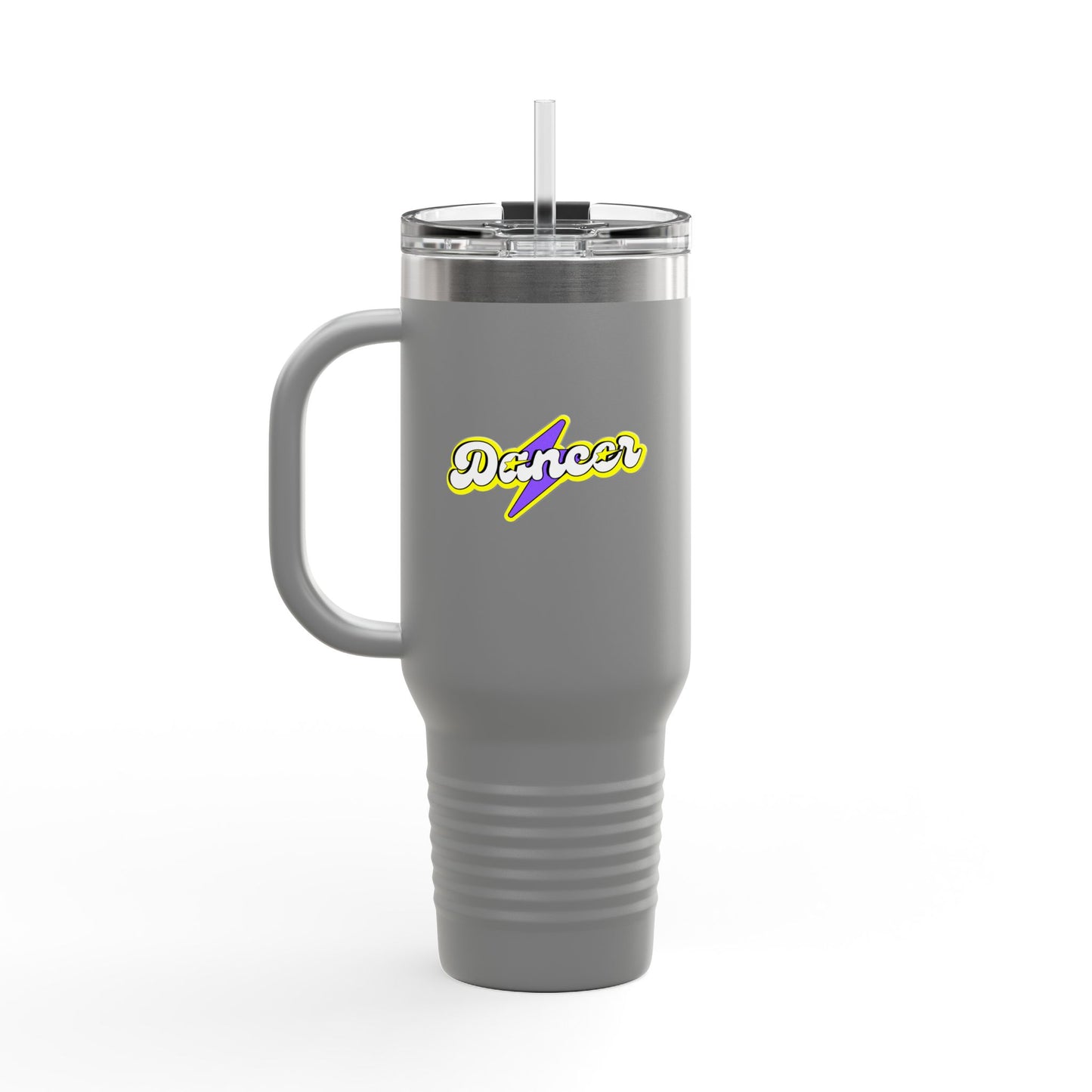 "Dancer" Superhero 40oz Insulated Travel Mug – Bold Stainless Steel Tumbler for Dance Lovers
