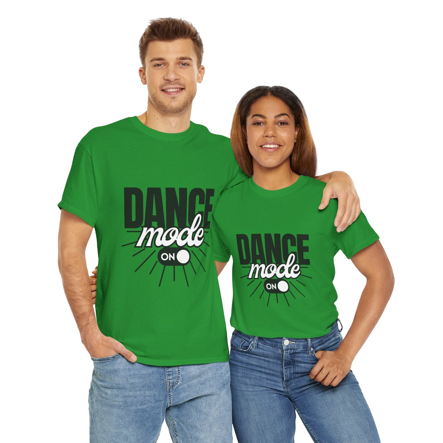 Dance Mode: On Unisex Heavy Cotton T-Shirt – Dance-Inspired Graphic Tee for Adults & Kids