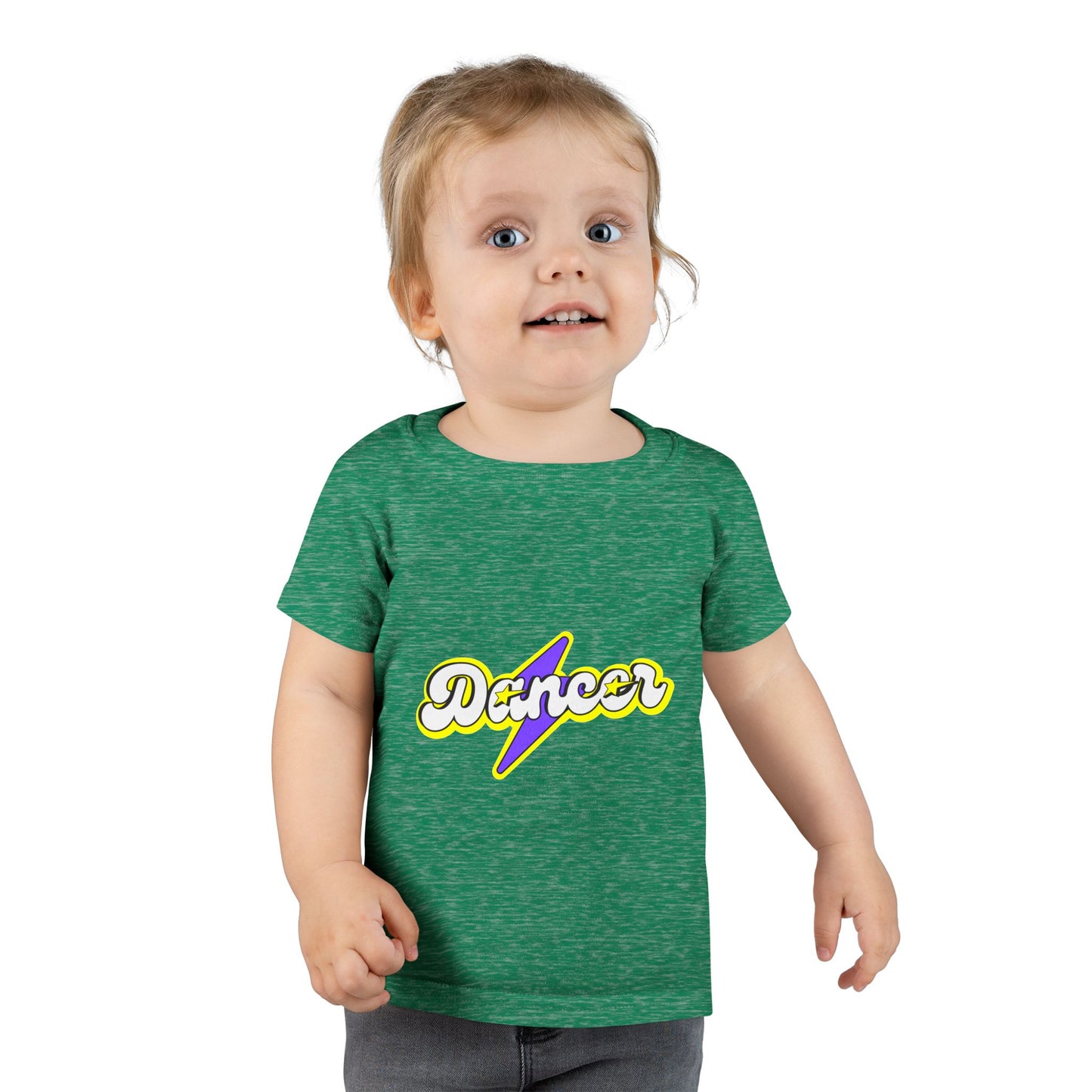 "Dancer" Toddler Dance T-Shirt – Bold Superhero-Inspired Short Sleeve Tee for Kids