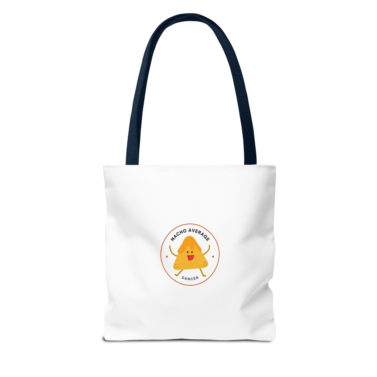 "Nacho Average Dancer" Canvas Tote Bag – Funny Kawaii Dance Tote with Nacho Graphic for Dancers & Dance Moms