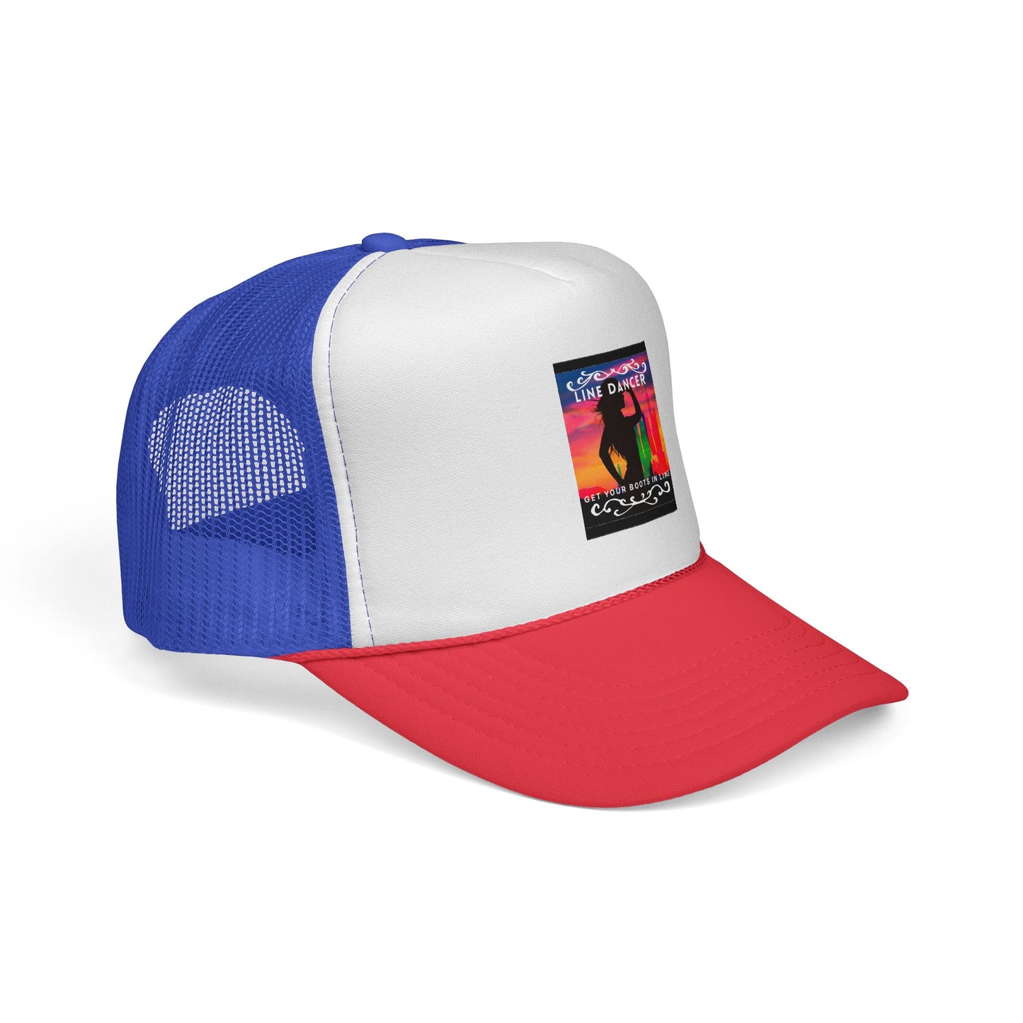 “Line Dancer, Get Your Boots In Line” Cowgirl Graphic | Western Country Dance Cap for Women & Men