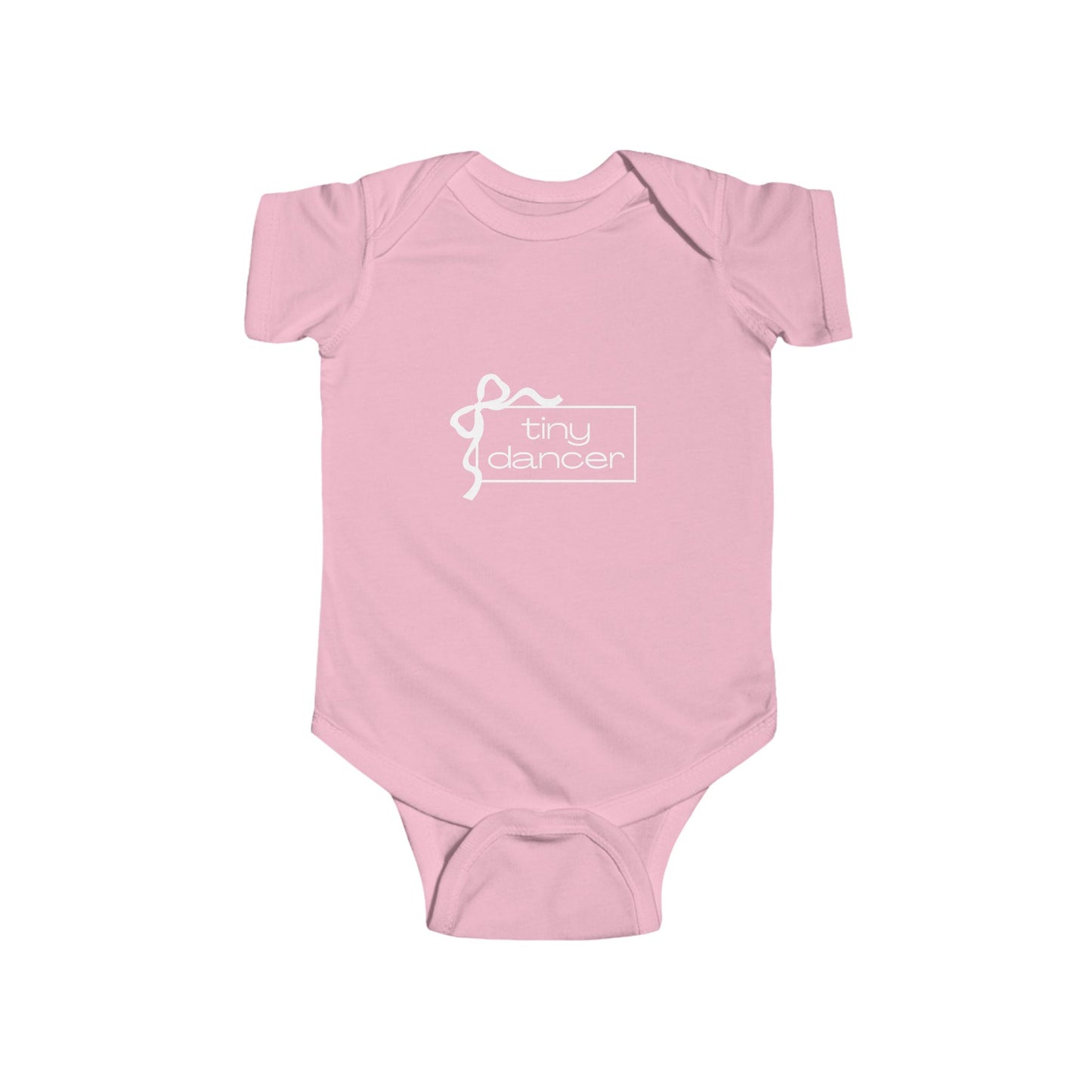 "Tiny Dancer" Infant Short Sleeve Bodysuit – Adorable Dance-Themed Baby One-Piece for Little Ballerinas and Future Movers