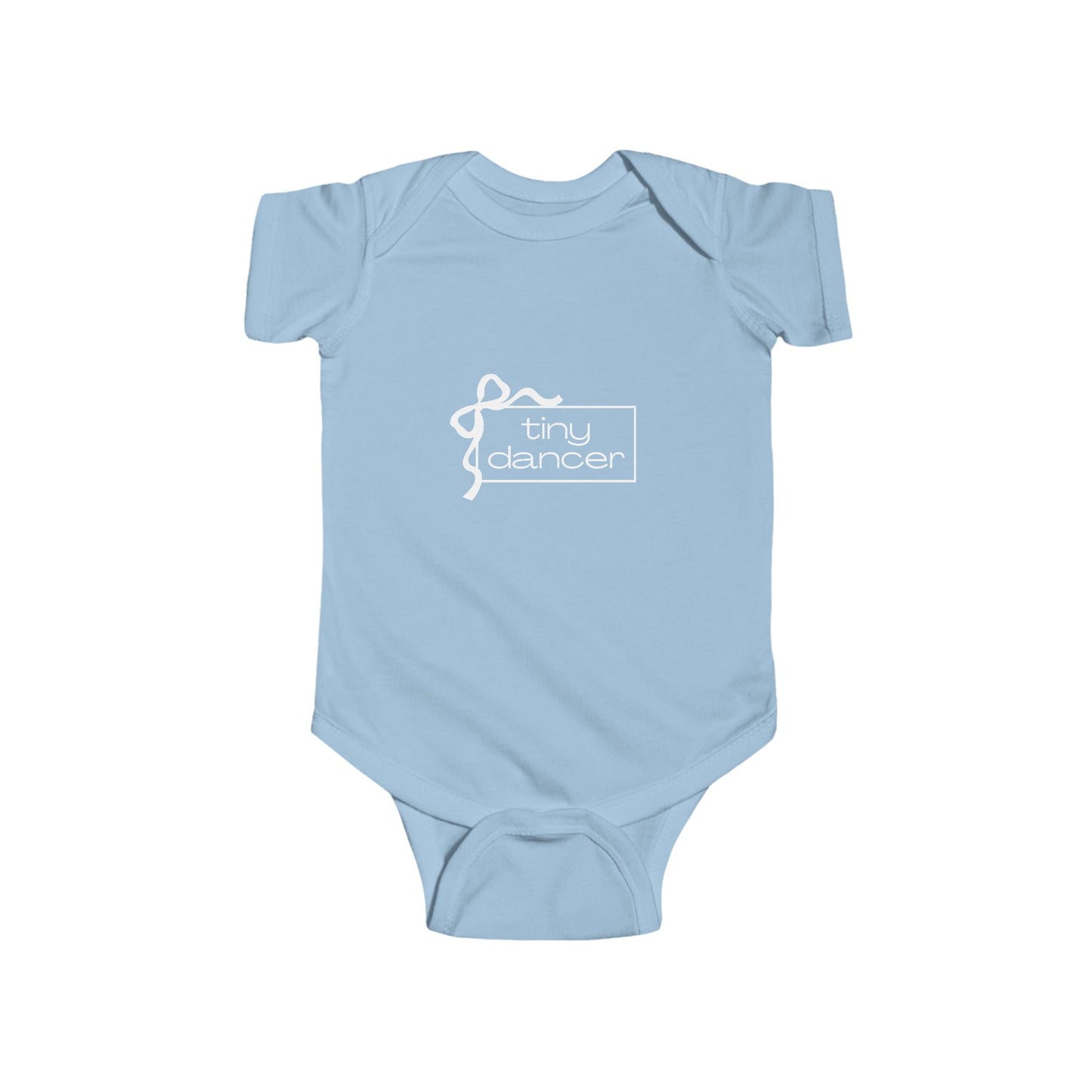 "Tiny Dancer" Infant Short Sleeve Bodysuit – Adorable Dance-Themed Baby One-Piece for Little Ballerinas and Future Movers