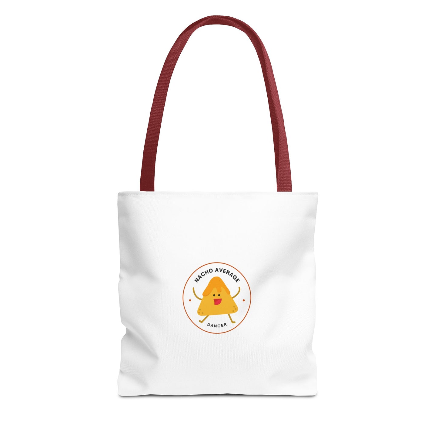 "Nacho Average Dancer" Canvas Tote Bag – Funny Kawaii Dance Tote with Nacho Graphic for Dancers & Dance Moms