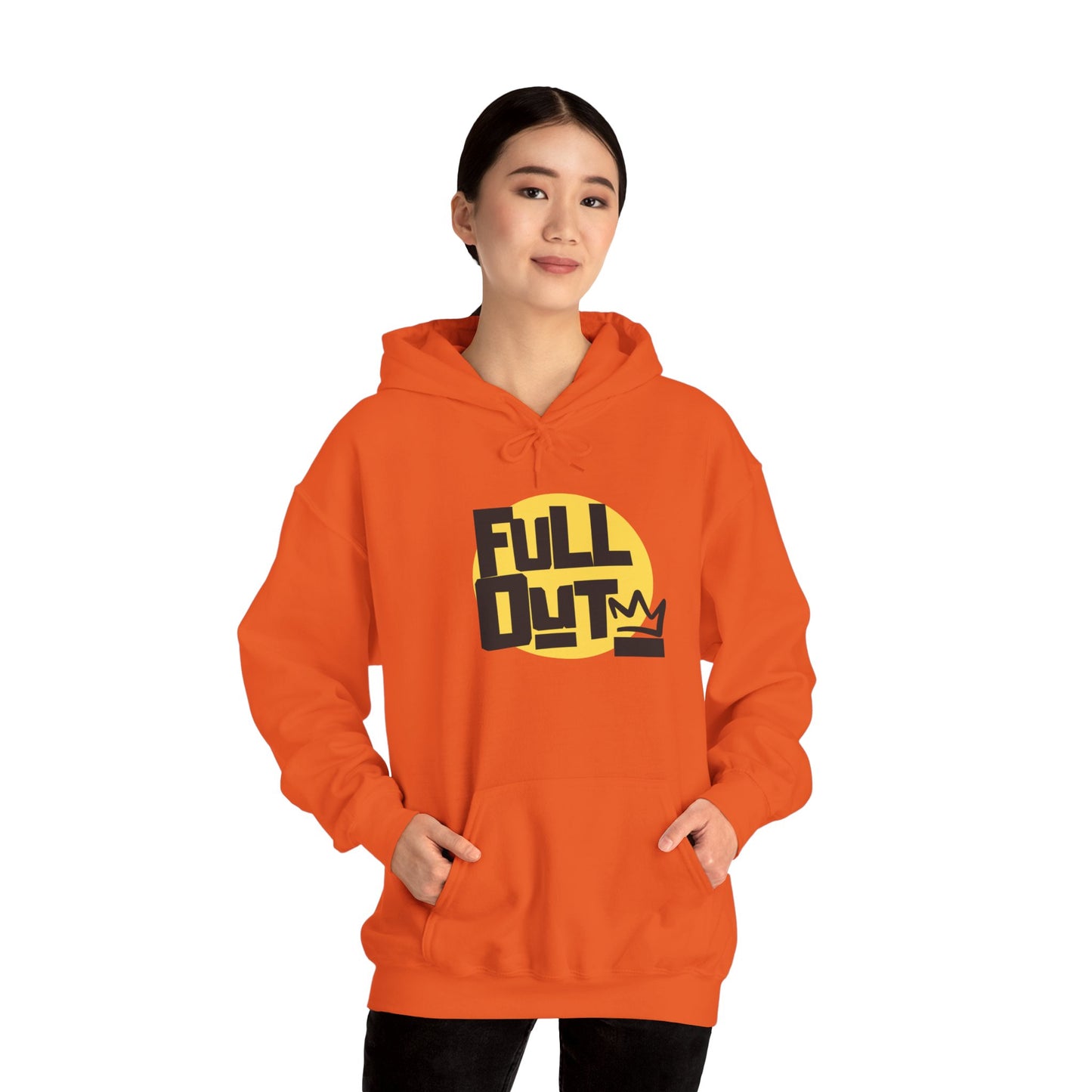 "Full Out" Dance Hoodie – Bold Streetwear-Inspired Unisex Hooded Sweatshirt for Dancers