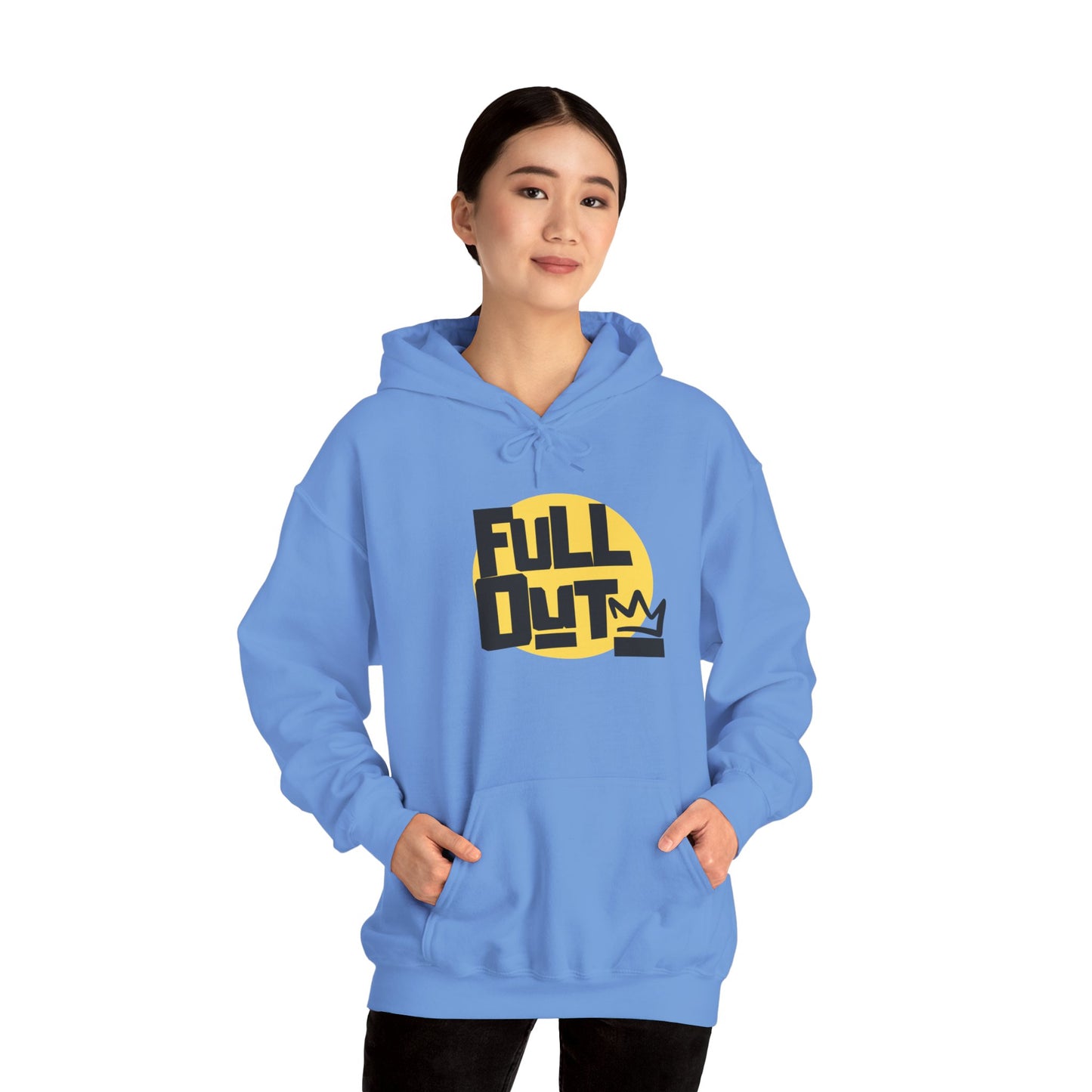 "Full Out" Dance Hoodie – Bold Streetwear-Inspired Unisex Hooded Sweatshirt for Dancers