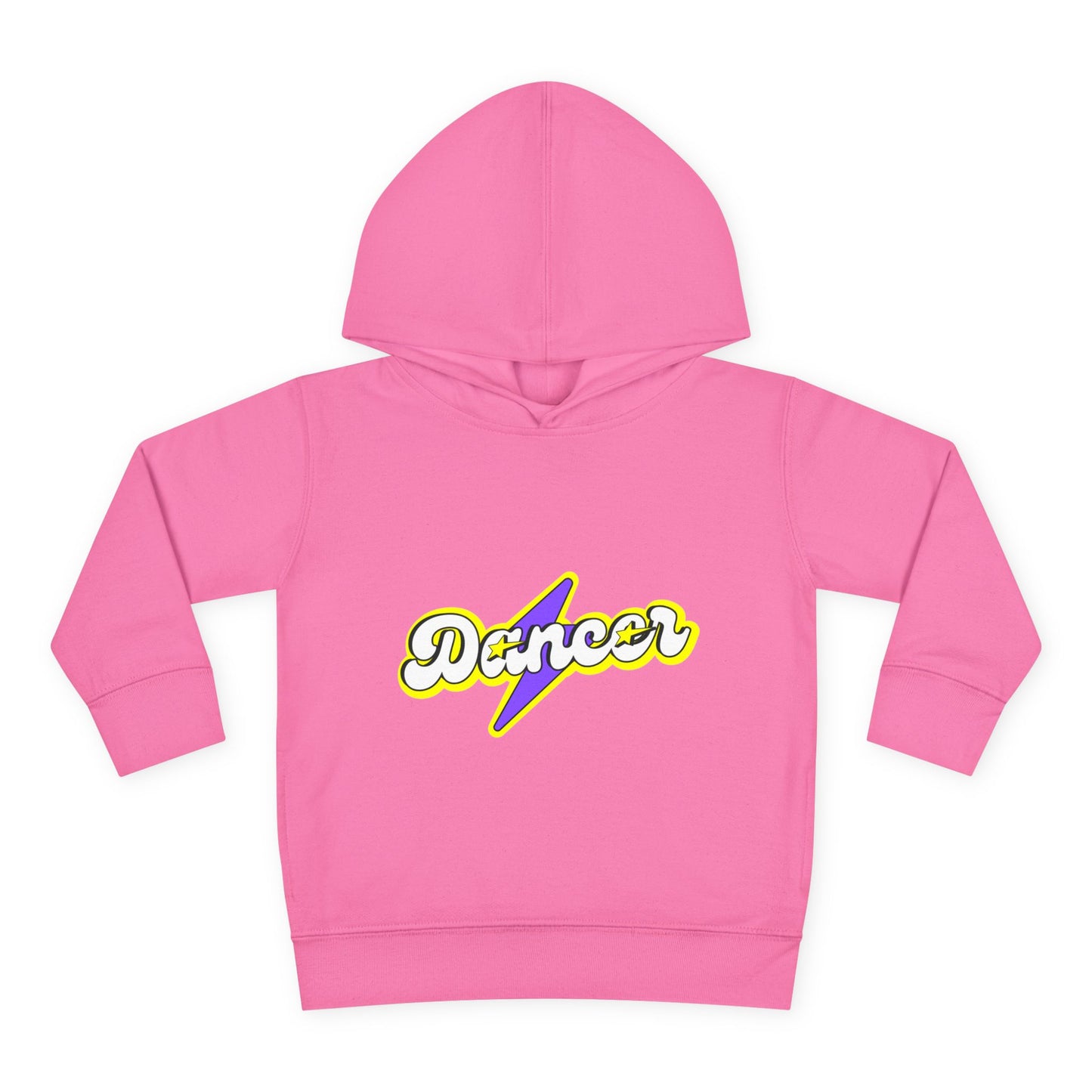 "Dancer" Superhero Toddler Pullover Fleece Hoodie – Cozy Dance-Themed Sweatshirt for Kids