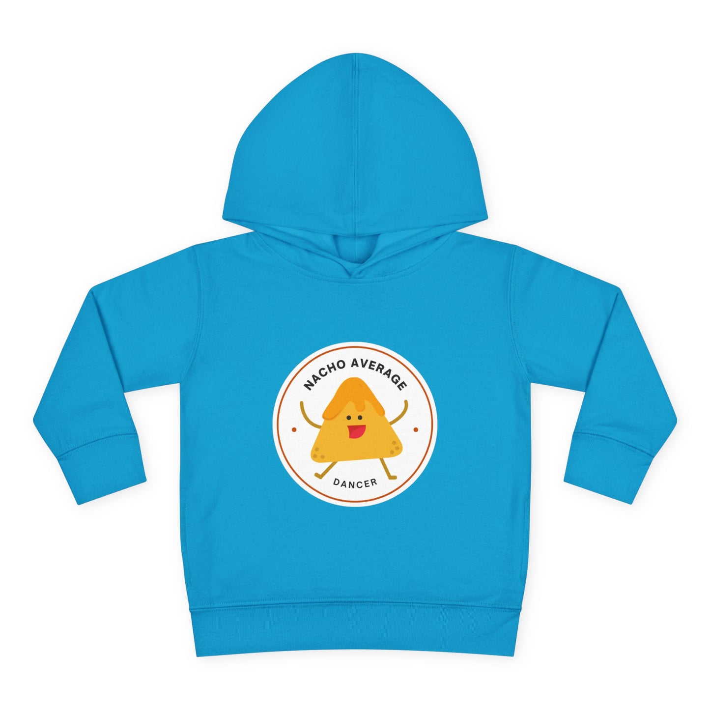 "Nacho Average Dancer" Pullover Fleece Sweatshirt with Cute Nacho Graphic | Funny Dance Gift for Kids - Toddler Dance Hoodie