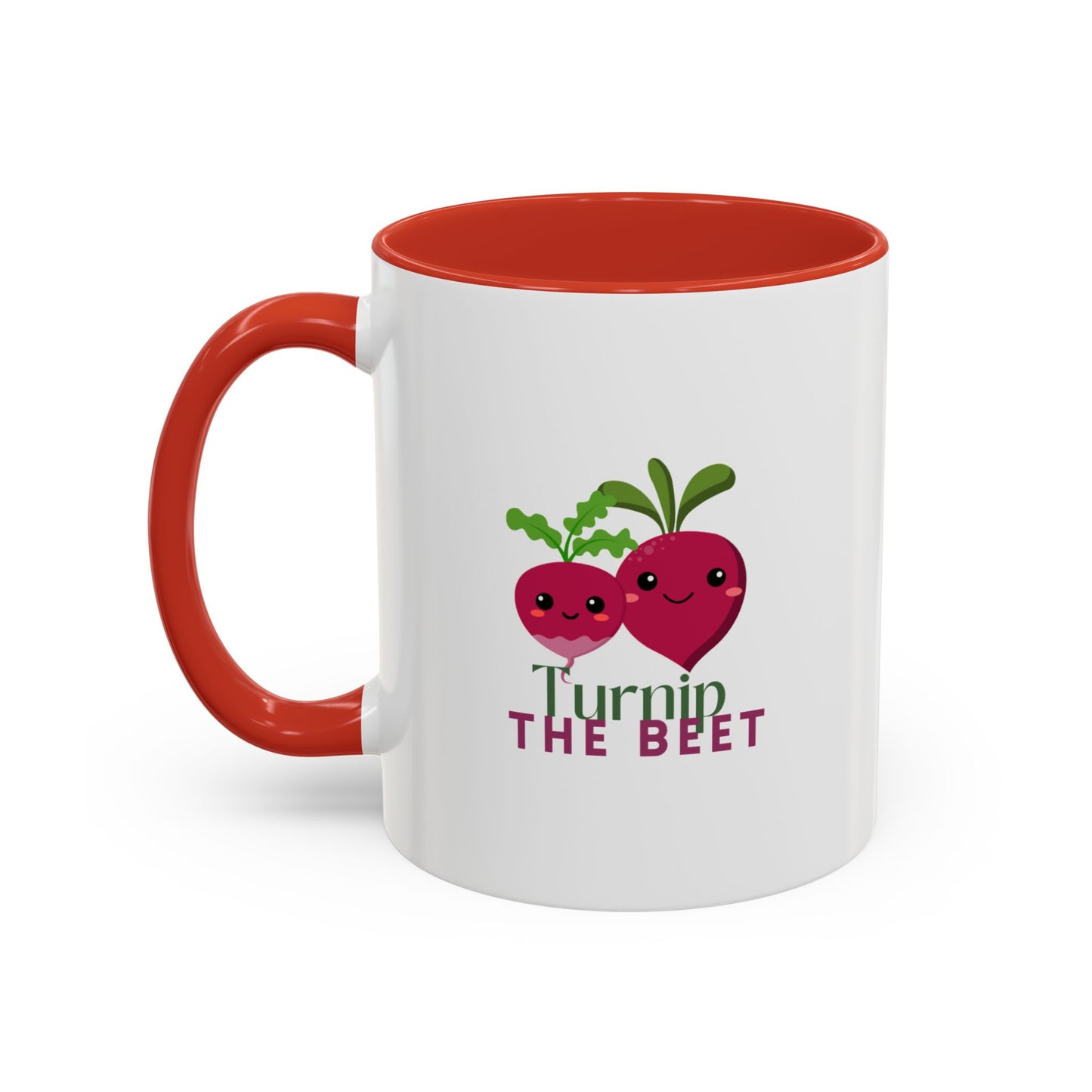 "Turnip the Beet" Accent Coffee Mug – Funny Dance Pun Ceramic Mug for Dancers and Music Lovers