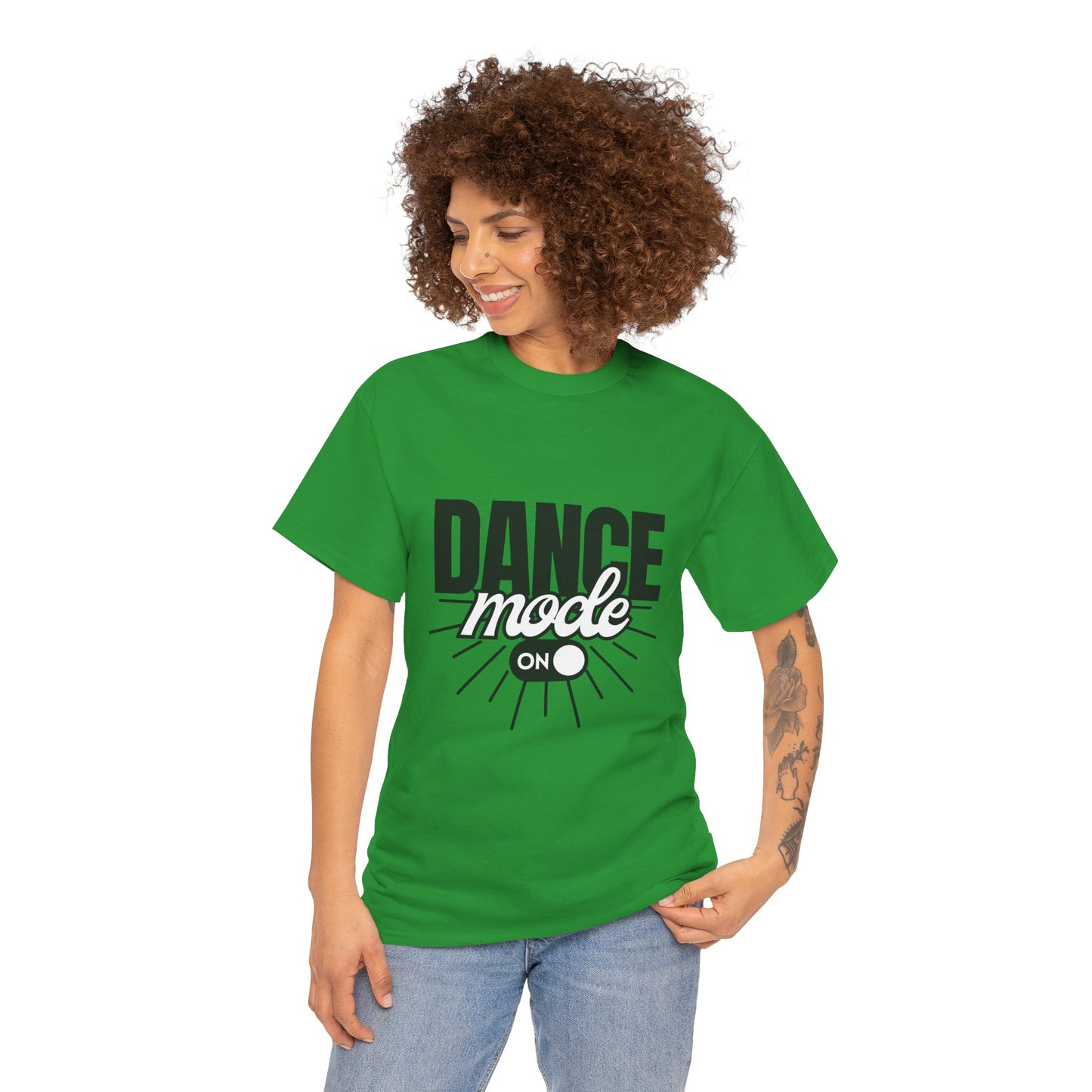 Dance Mode: On Unisex Heavy Cotton T-Shirt – Dance-Inspired Graphic Tee for Adults & Kids