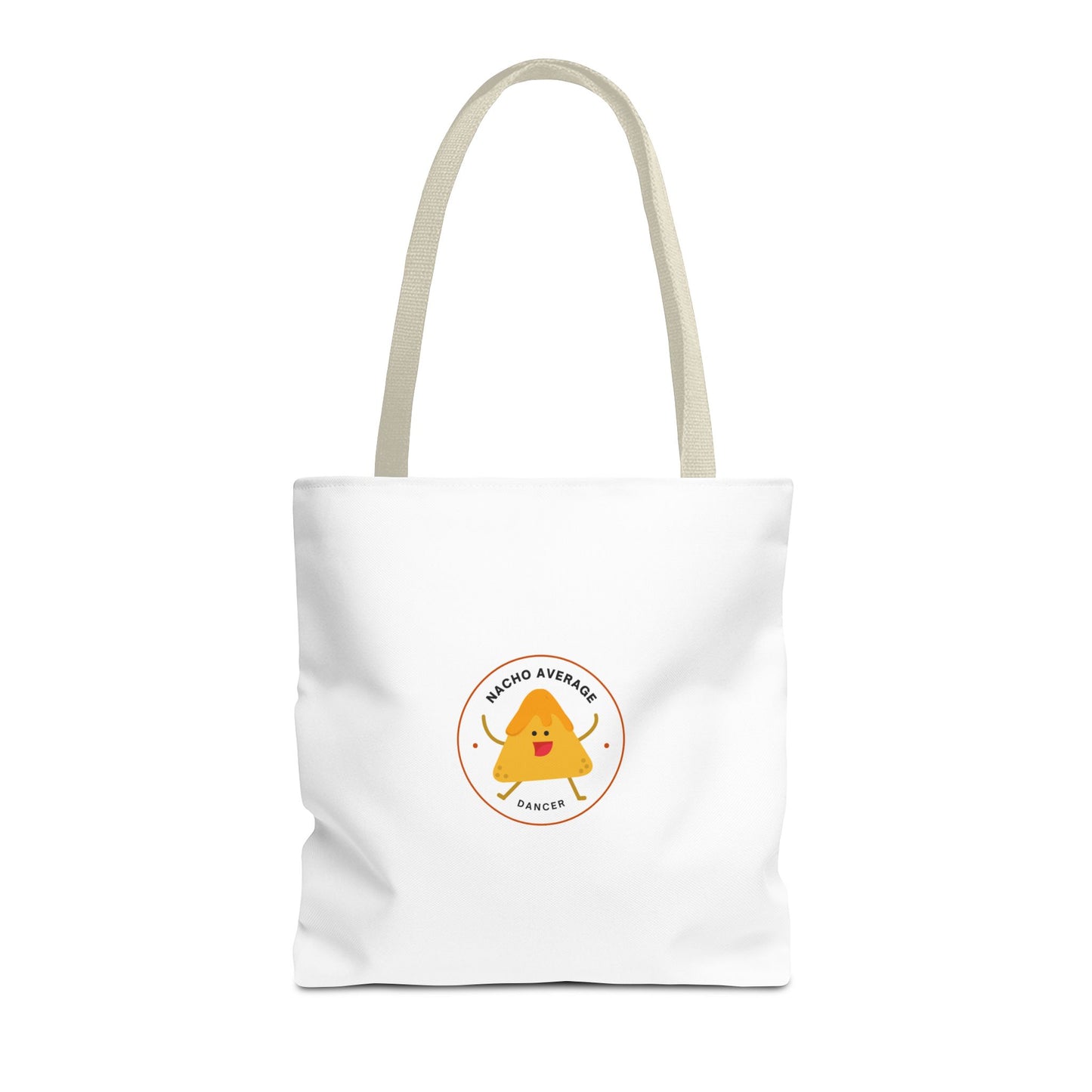 "Nacho Average Dancer" Canvas Tote Bag – Funny Kawaii Dance Tote with Nacho Graphic for Dancers & Dance Moms