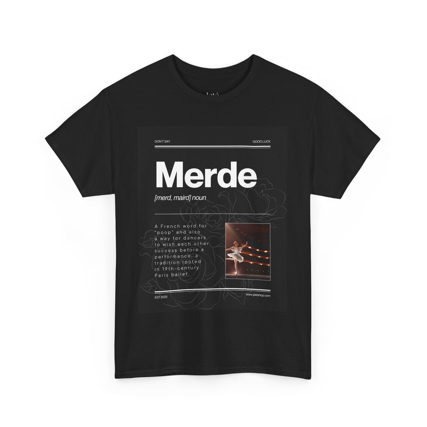 “Merde” Definition Tee – Unisex Heavy Cotton T-Shirt for Teens & Adults