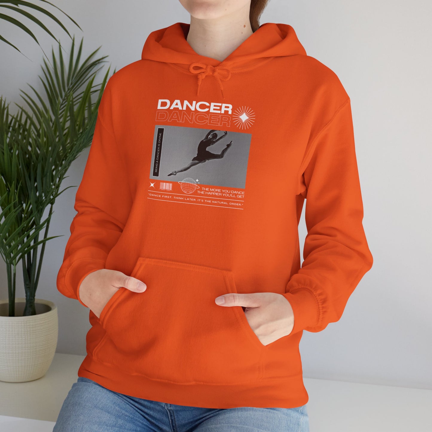 Dancer Streetwear Hoodie – Unisex Heavy Blend™ Hooded Sweatshirt with Inspiring Dance Mottos