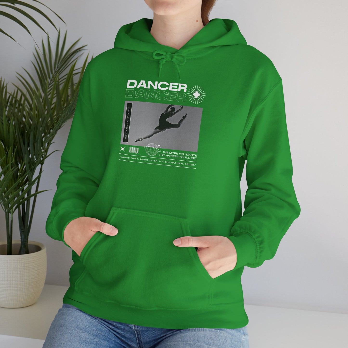 Dancer Streetwear Hoodie – Unisex Heavy Blend™ Hooded Sweatshirt with Inspiring Dance Mottos