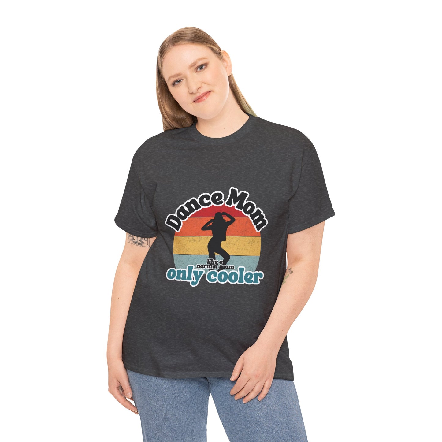 "Dance Mom" T-Shirt – Funny Retro Graphic Tee for Cool Moms | Unisex Heavy Cotton Tee
