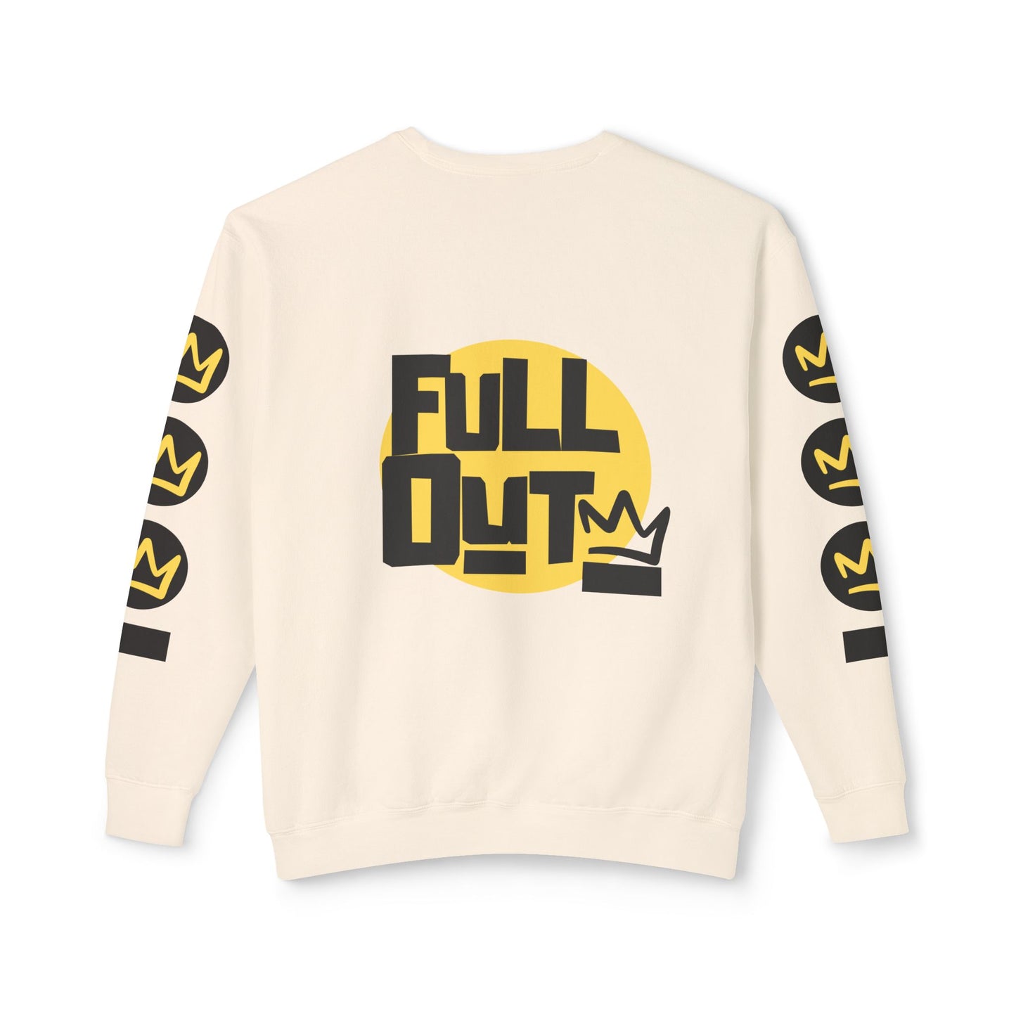 "Full Out" Lightweight Crewneck Sweatshirt – Unisex Streetwear Pullover from the Full Out Premium Collection