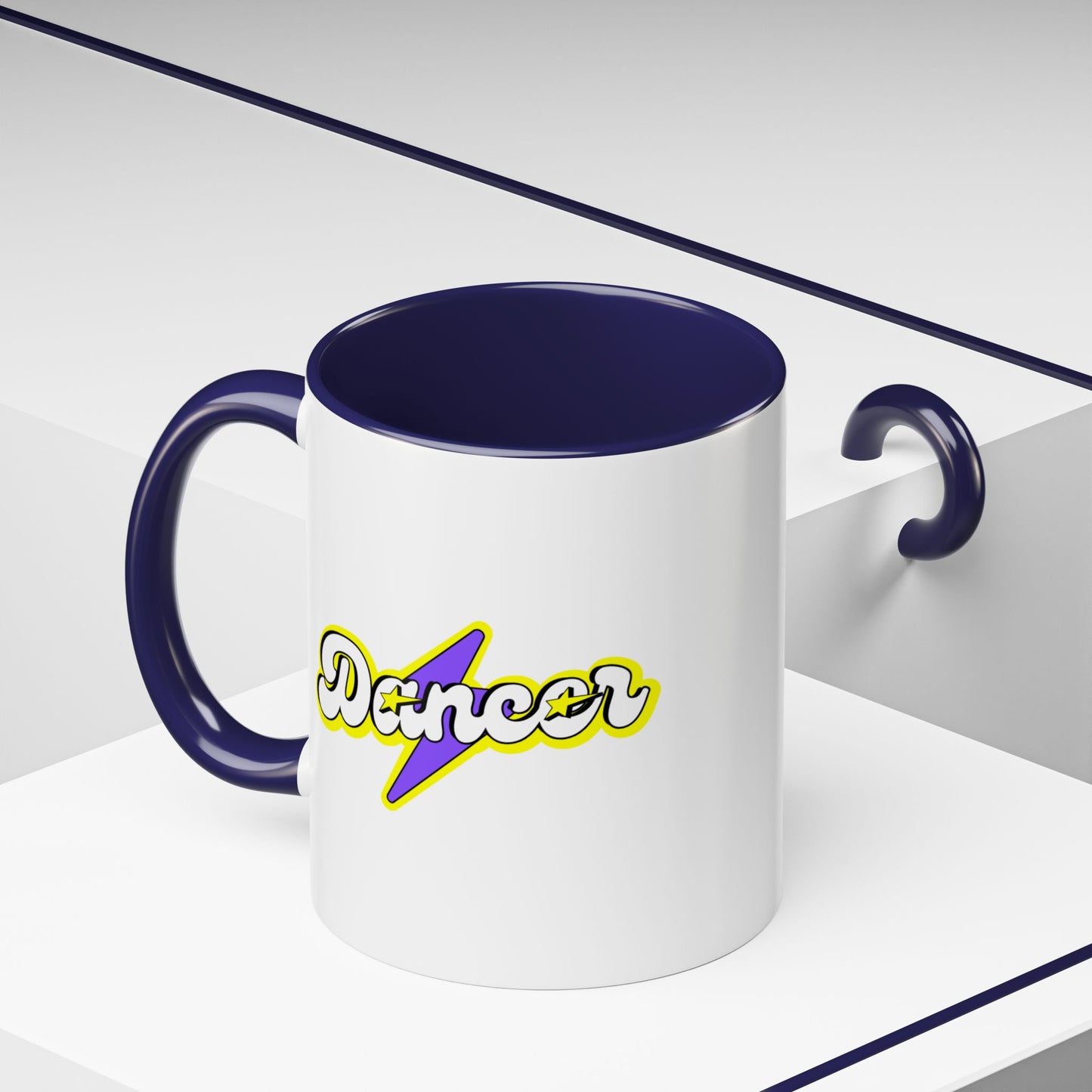 "Dancer" Accent Coffee Mug – Superhero Theme Ceramic Mug for Dancers and Dance Lovers