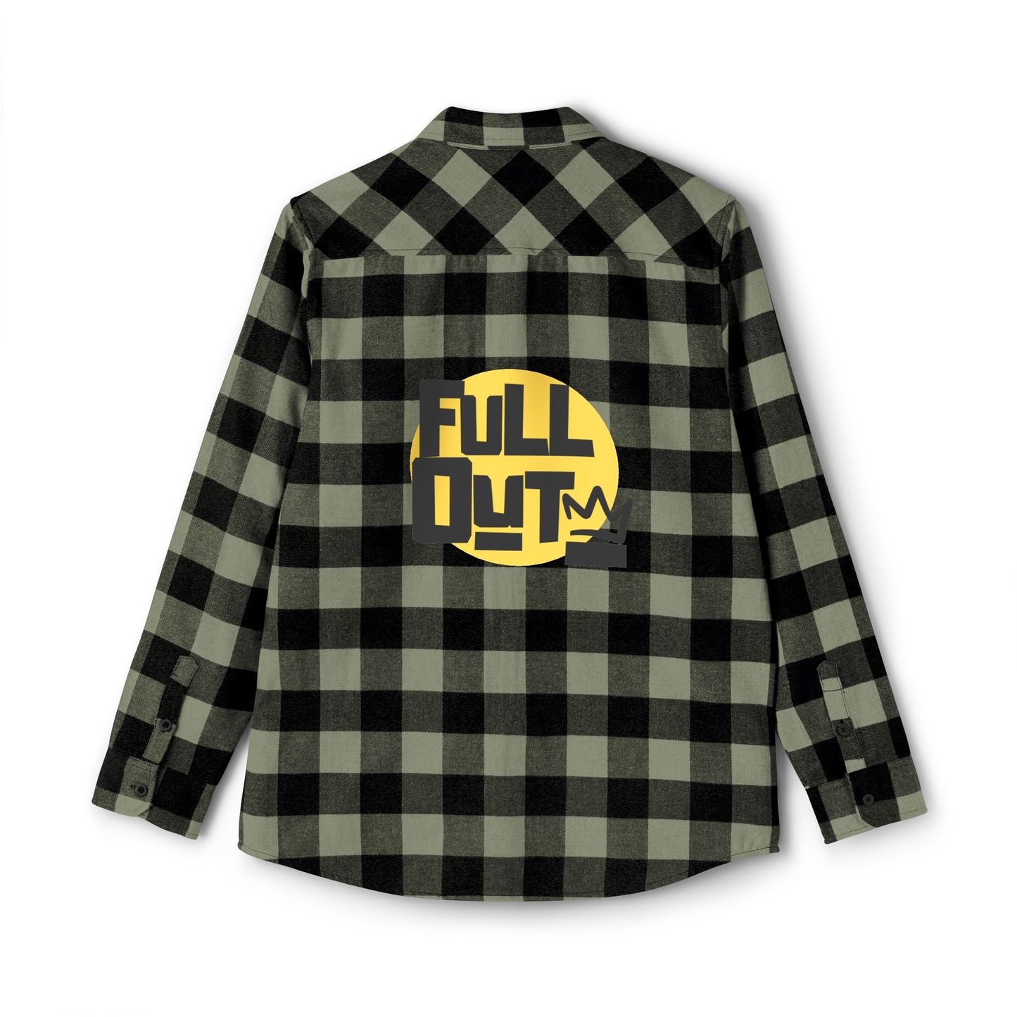 "Full Out" Flannel Shirt β Unisex Streetwear Style Button-Up from the Full Out Premium Collection