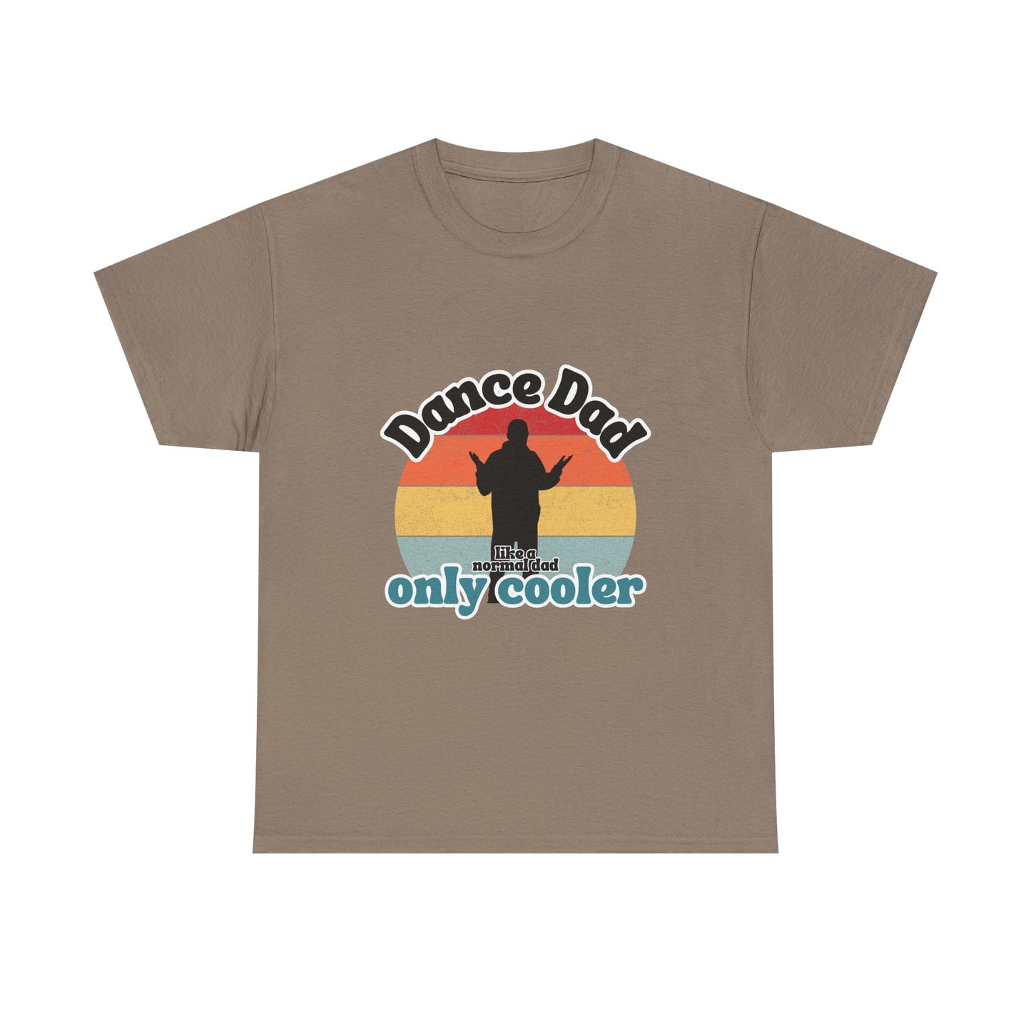 "Dance Dad" Unisex Heavy Cotton Tee – Funny Retro Dance Shirt for Cool Dads