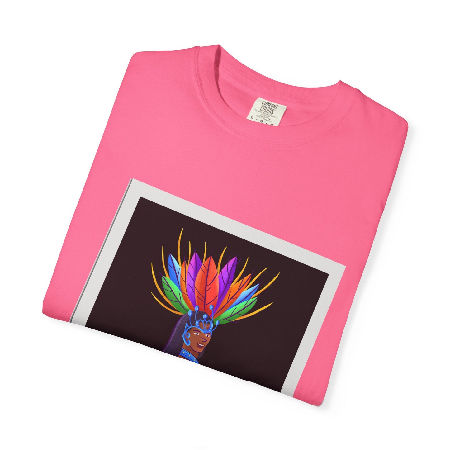 "Shake It Like a Samba Star" Unisex Garment-Dyed Dance T-Shirt – Bold Carnival-Inspired Graphic Tee for Dancers