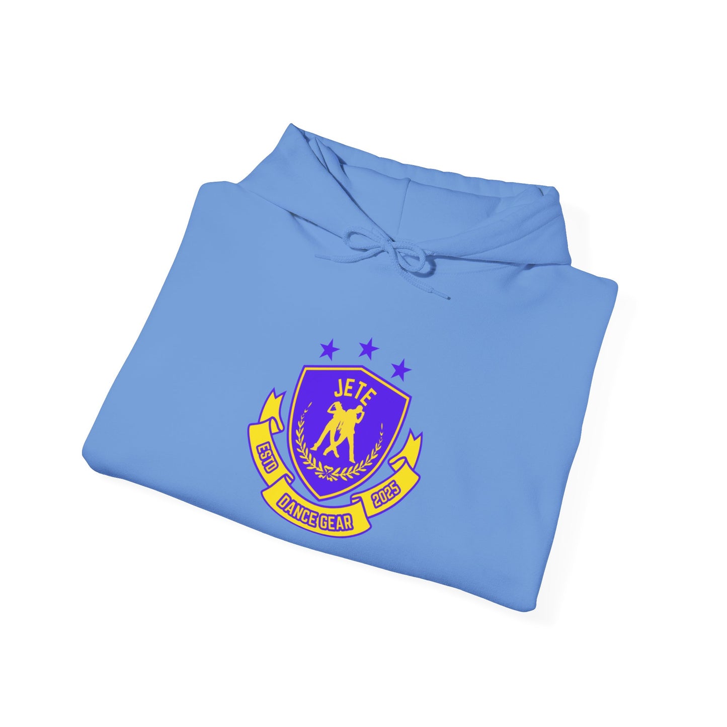 "Jeté Dance Gear" Unisex Hooded Sweatshirt – Collegiate Style Dance Hoodie for Dancers & Dance Lovers