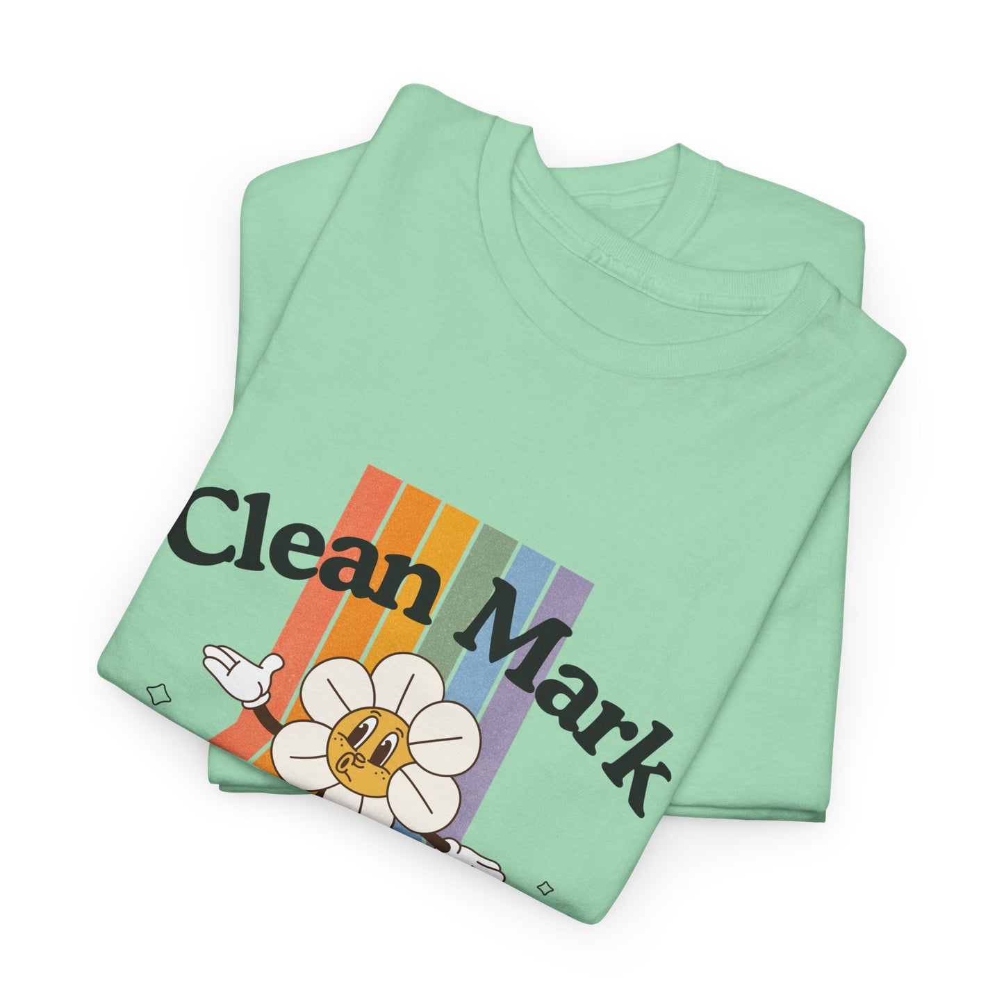 “Clean Mark Social Club” Unisex Heavy Cotton T-Shirt – Streetwear-Inspired Dance Graphic Tee for Adults & Kids
