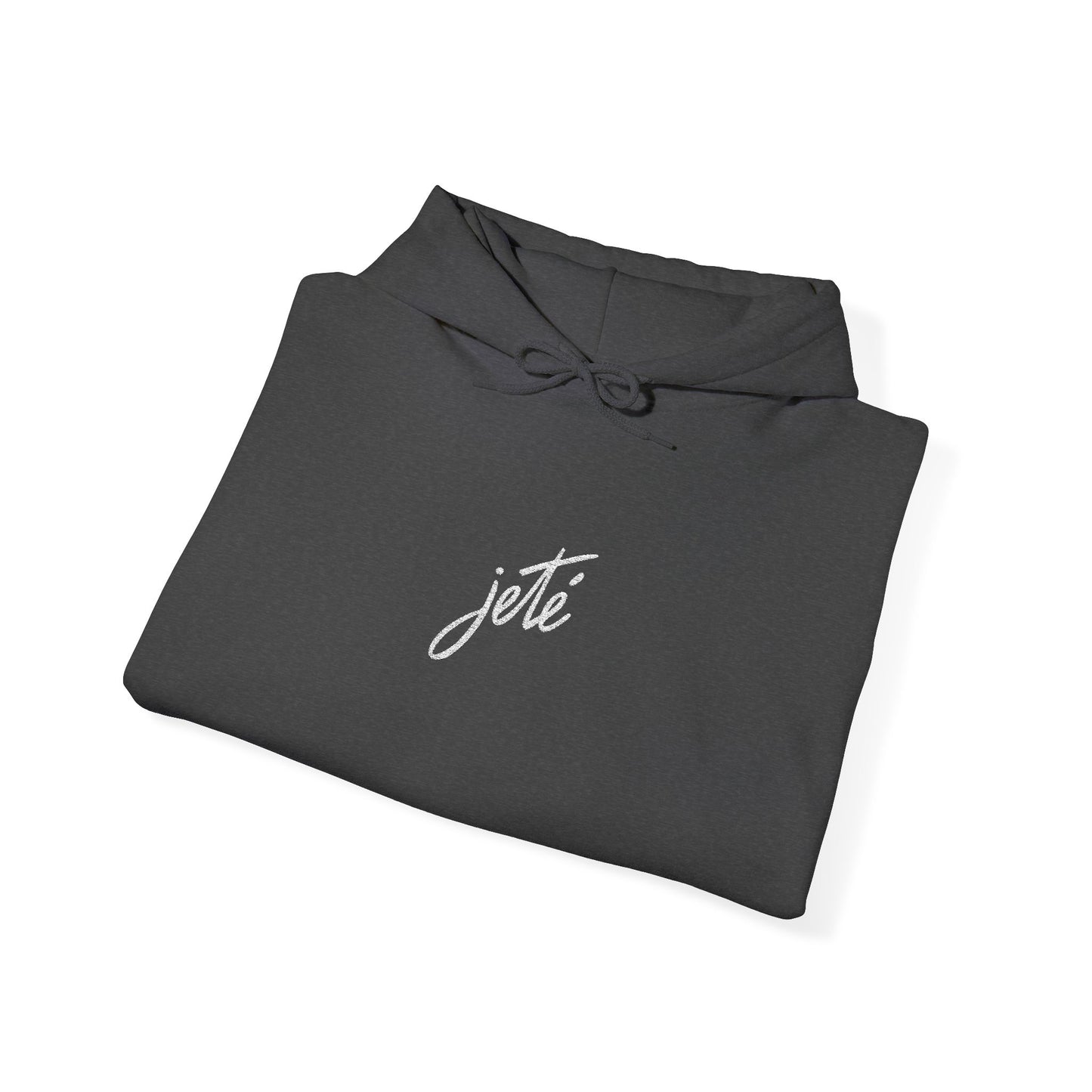 “Jeté” Official Embroidered Logo - Unisex Heavy Blend™ Hooded Sweatshirt | Premium Streetwear Dance Hoodie for Ballet & Dance Enthusiasts