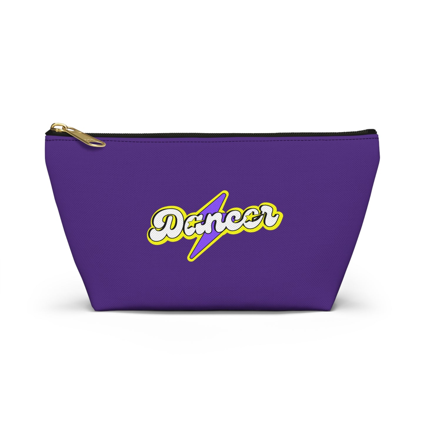 "Dancer" Makeup Bag – Superhero-Inspired Dance Graphic – Bold Dance-Themed Zipper Pouch for Cosmetics, Accessories & Everyday Essentials