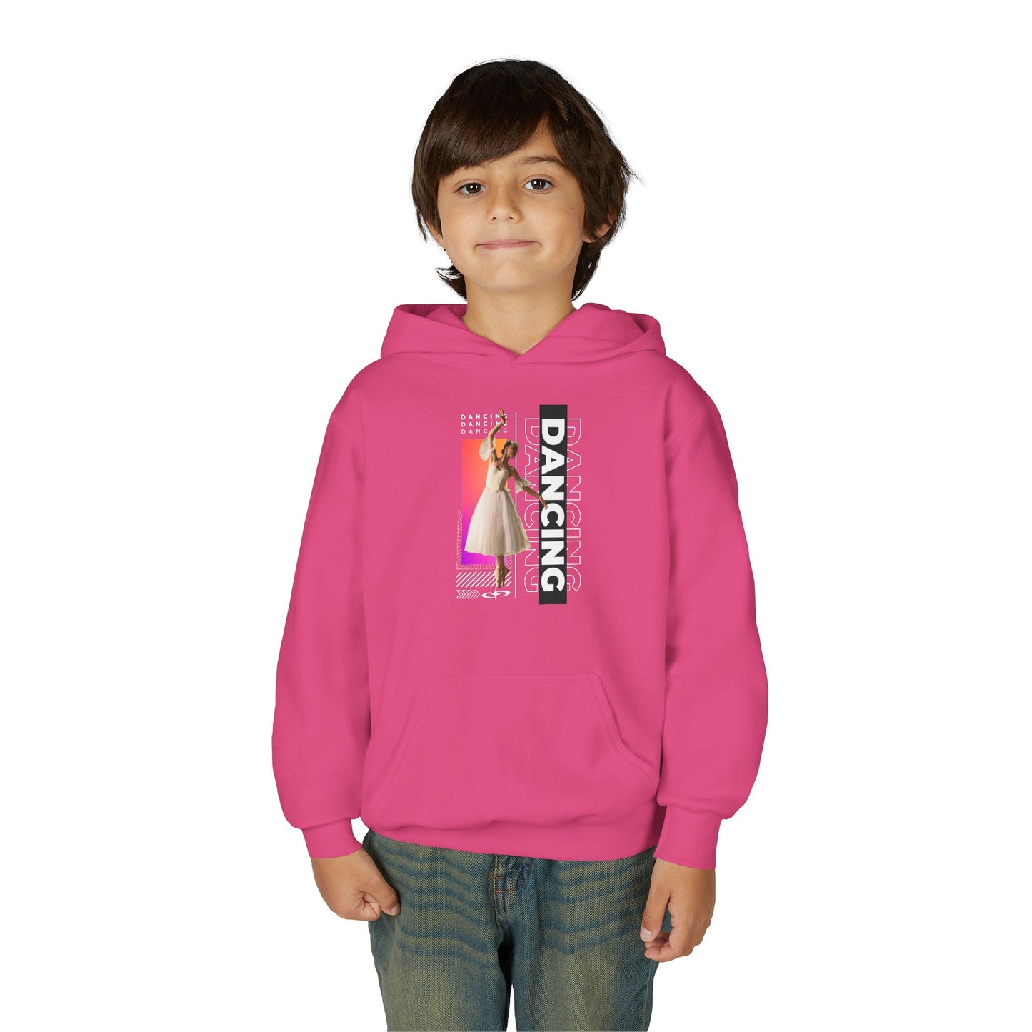 “Dancing” Female Dancer Streetwear Graphic | Unisex Youth Hoodie – Dance Hoodie for Kids & Young Performers