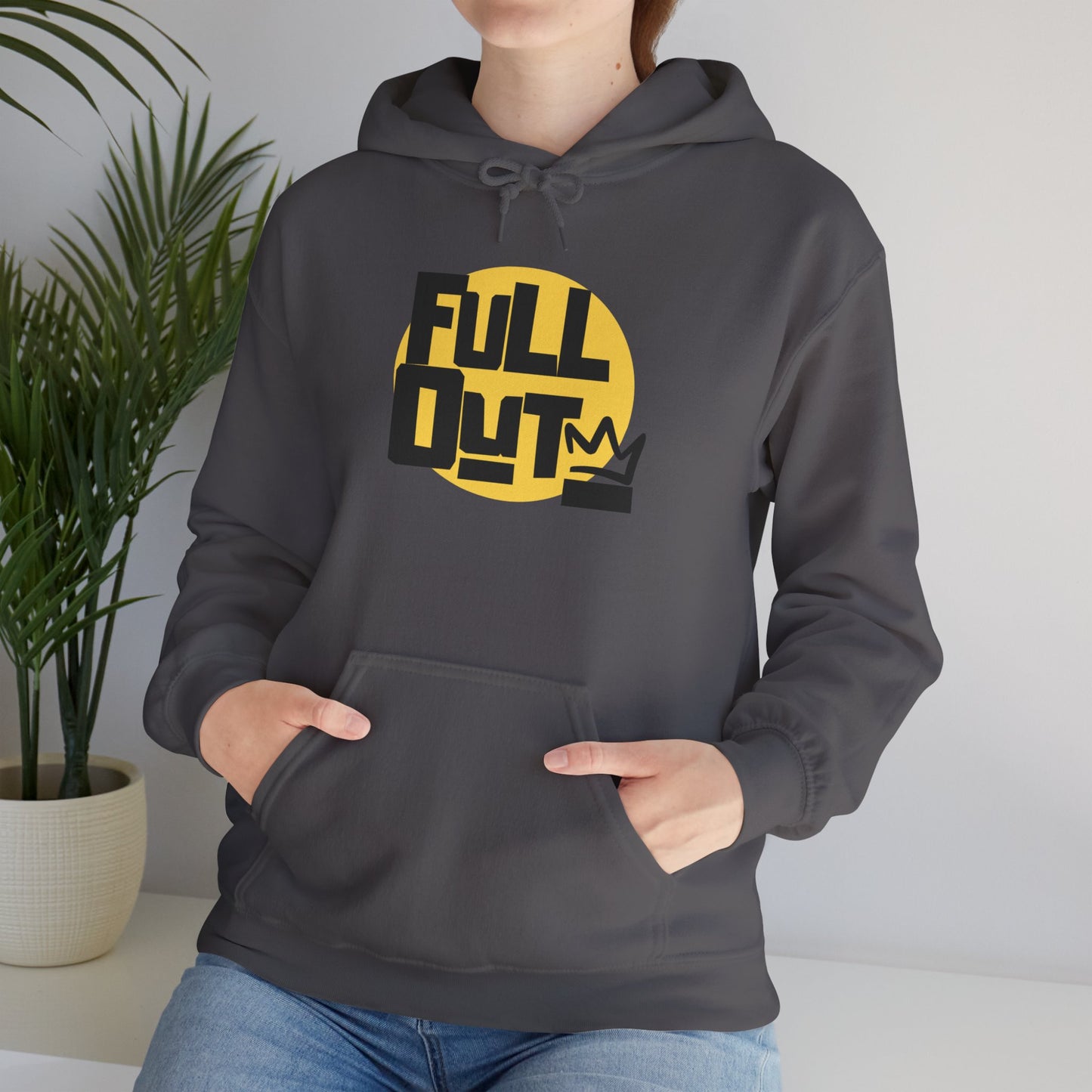 "Full Out" Dance Hoodie – Bold Streetwear-Inspired Unisex Hooded Sweatshirt for Dancers