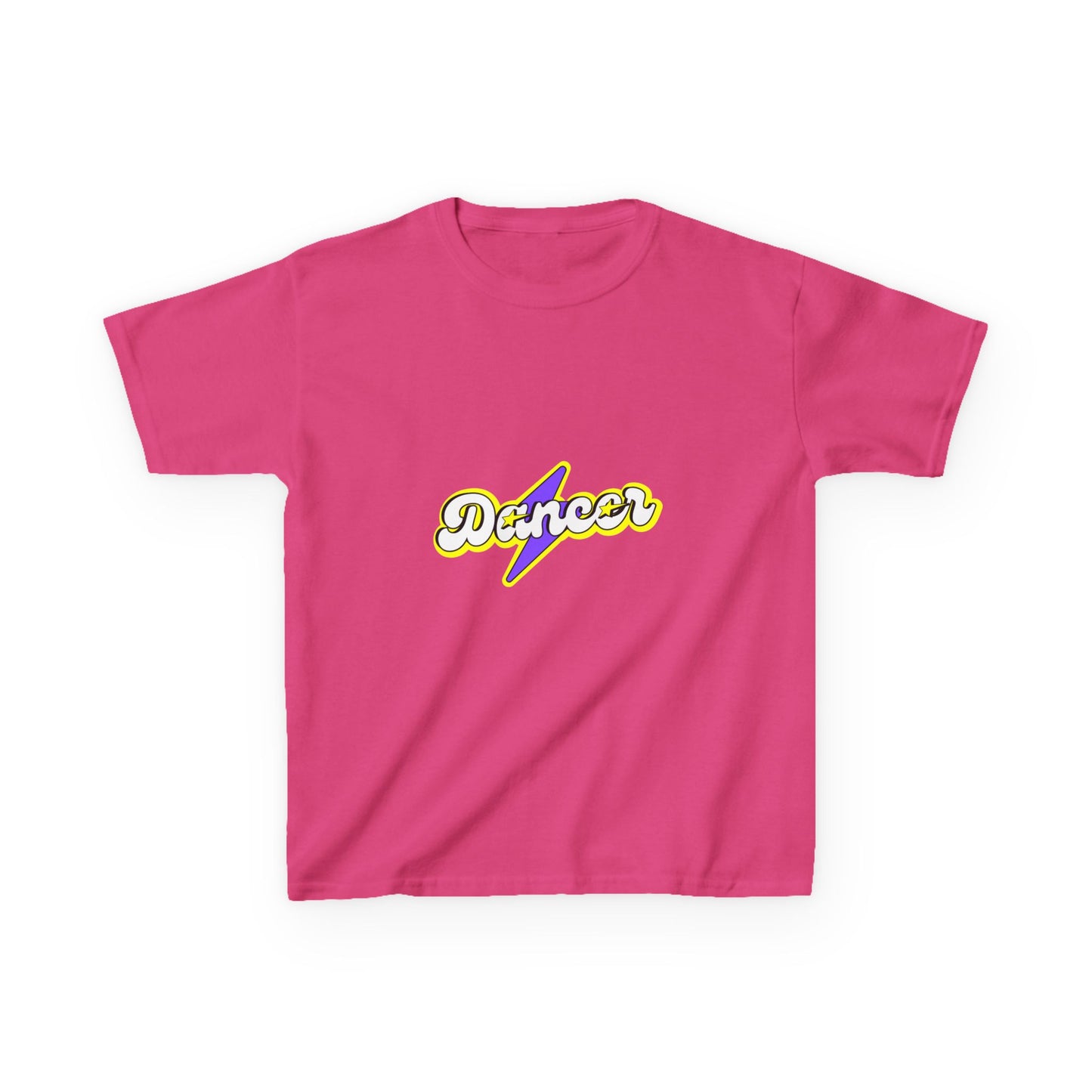 "Dancer" Youth Short Sleeve Tee – Superhero-Inspired Graphic Dance Shirt for Kids and Young Performers