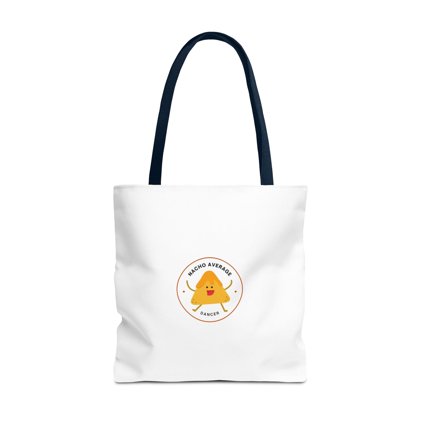 "Nacho Average Dancer" Canvas Tote Bag – Funny Kawaii Dance Tote with Nacho Graphic for Dancers & Dance Moms