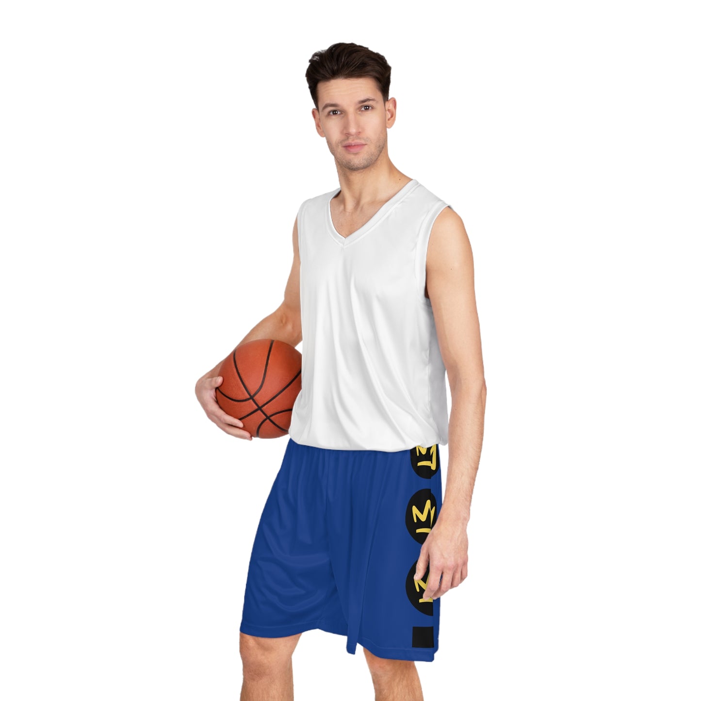 Full Out Premium Collection Basketball Shorts – Vibrant Unisex Dance Shorts with Bold Streetwear Graphics Down the Legs