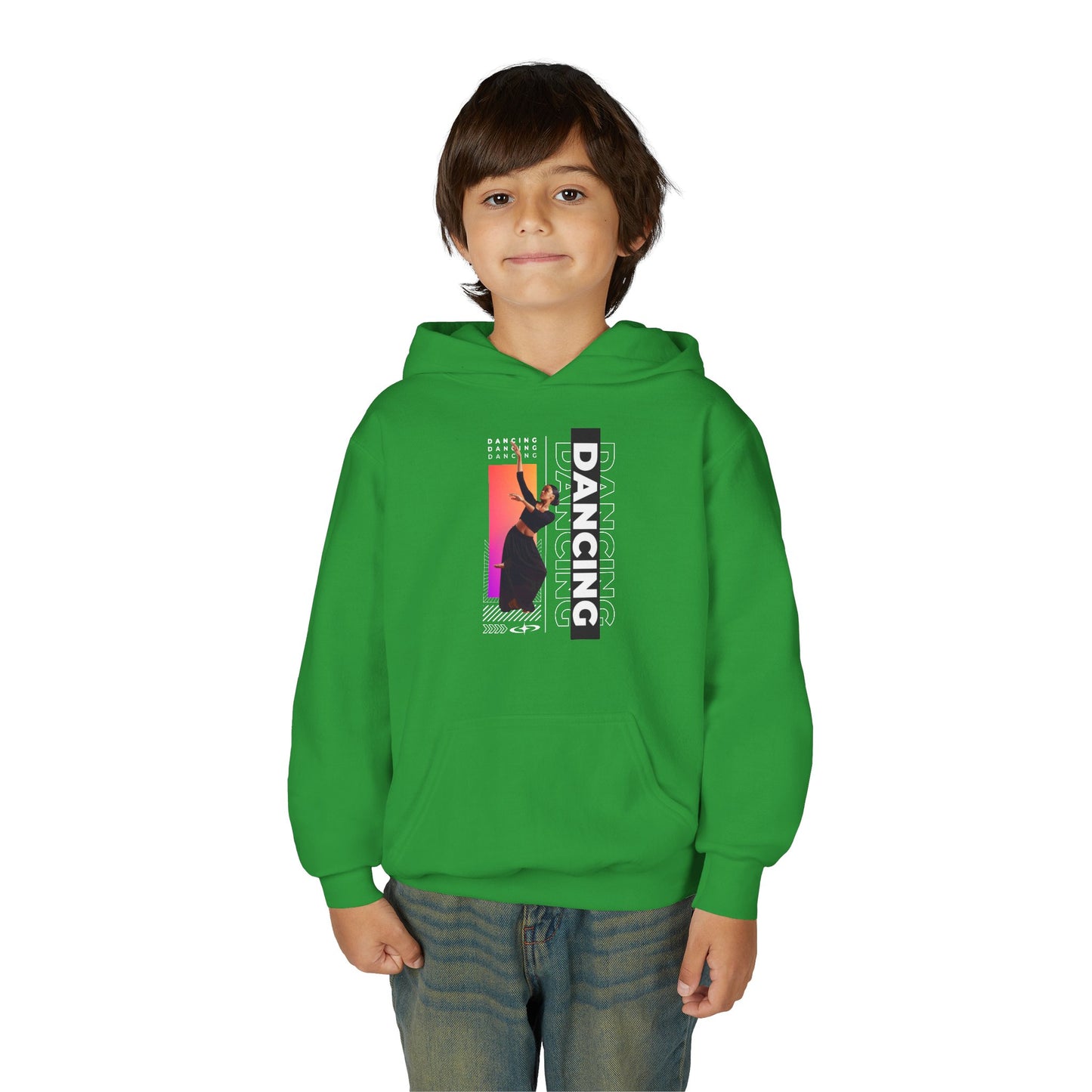 “Dancing” Female Dancer Streetwear Graphic | Unisex Youth Hoodie – Dance Hoodie for Kids & Young Performers