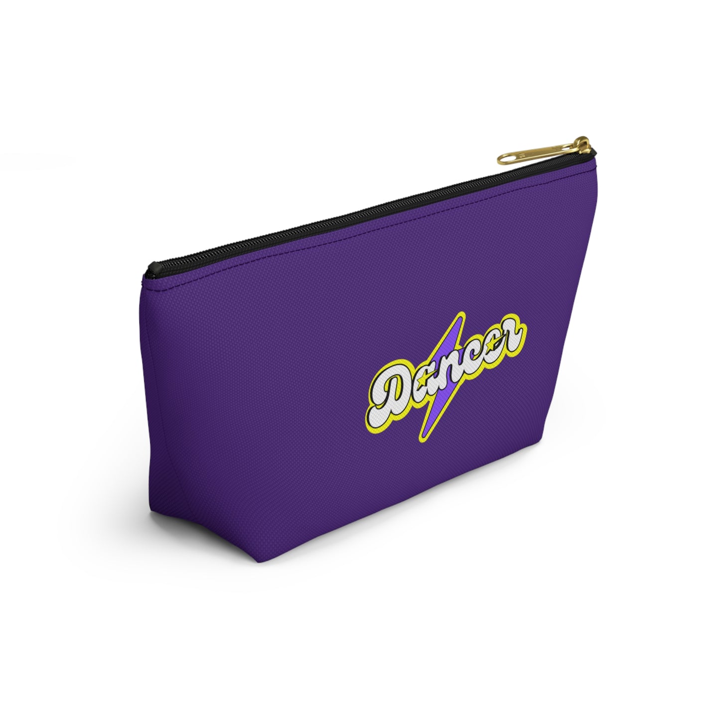 "Dancer" Makeup Bag – Superhero-Inspired Dance Graphic – Bold Dance-Themed Zipper Pouch for Cosmetics, Accessories & Everyday Essentials