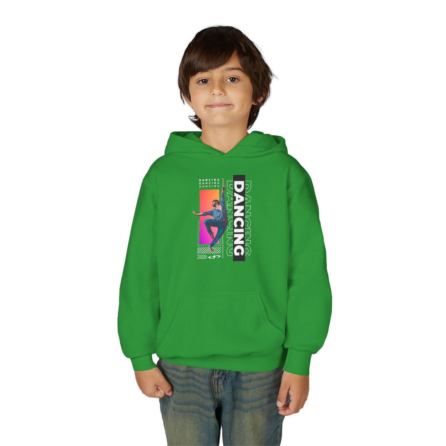 “Dancing” Male Dancer Streetwear Graphic | Unisex Youth Hoodie – Dance Hoodie for Kids & Young Performers